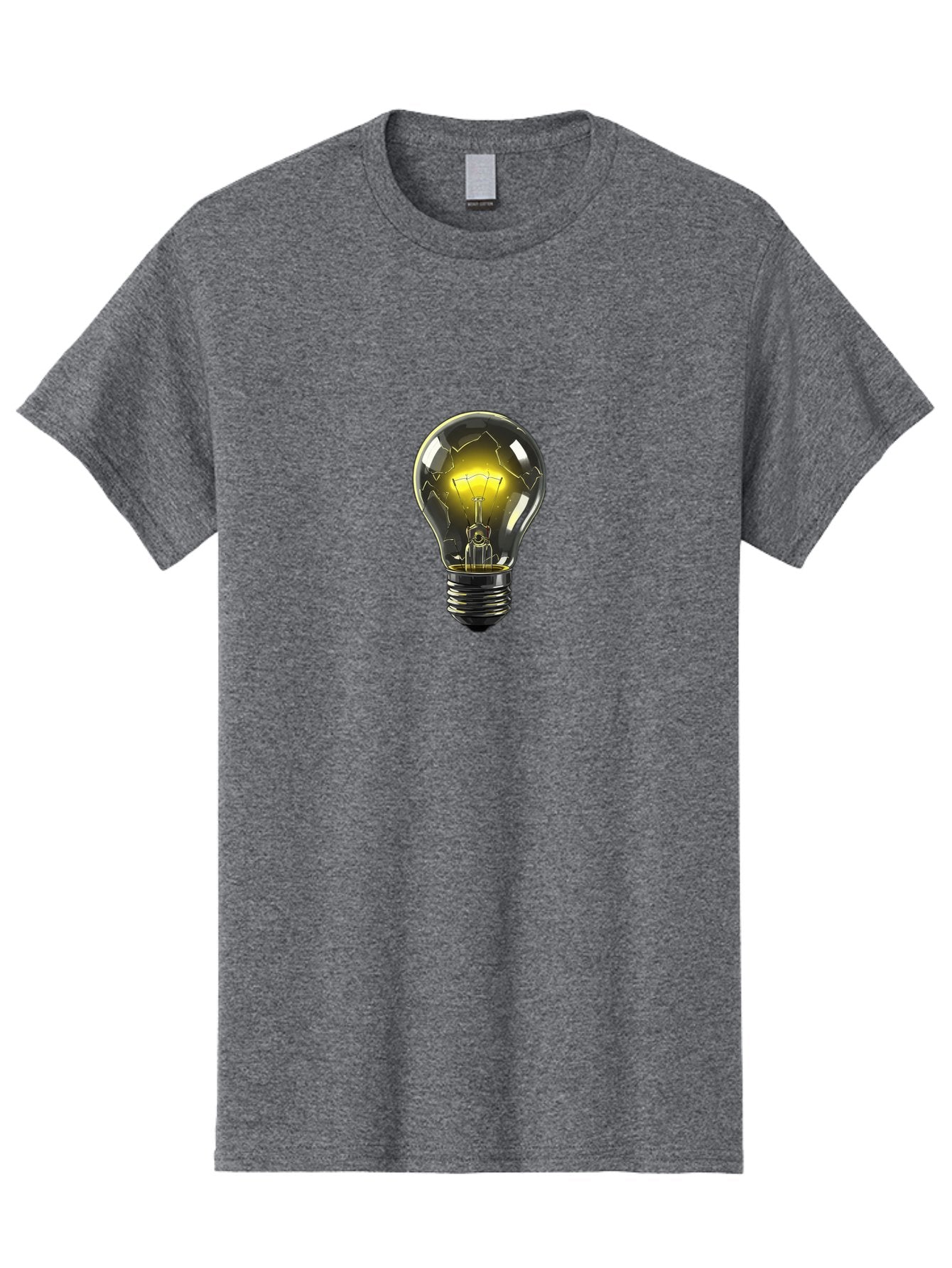 Broken-Light-Bulb-2 Men'S Graphic Tee, 100% Cotton, Comfortable Casual Summer Wear, Machine Washable, Vintage Camera, Old Camera, Antique Camera, Black Camera, Classic Photography, Photography Equipment, Nostalgic Device, Film Camera, Baf708 4