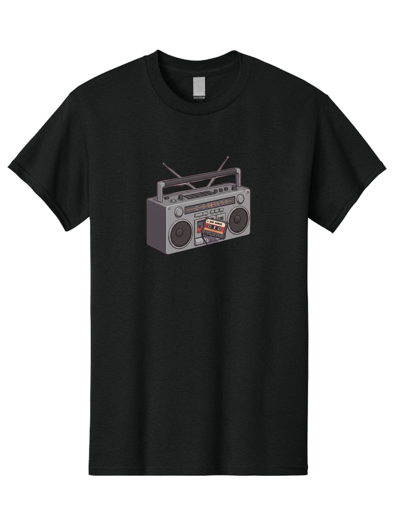 Cassette-Boombox Men'S Graphic Tee, 100% Cotton, Comfortable Casual Summer Wear, Machine Washable, Vintage Camera, Old Camera, Antique Camera, Black Camera, Classic Photography, Photography Equipment, Nostalgic Device, Film Camera, Camera Art Baf712 10
