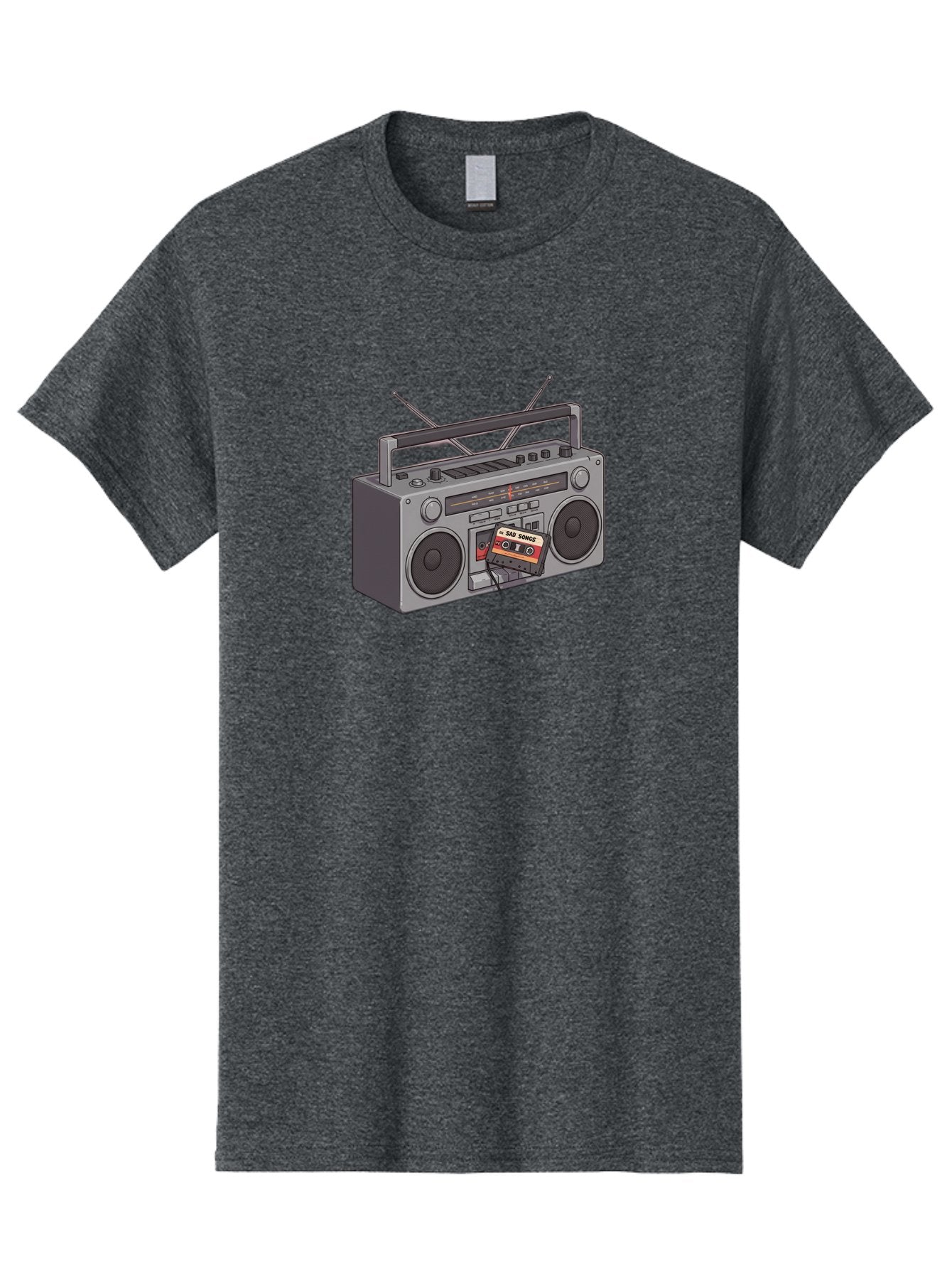 Cassette-Boombox Men'S Graphic Tee, 100% Cotton, Comfortable Casual Summer Wear, Machine Washable, Vintage Camera, Old Camera, Antique Camera, Black Camera, Classic Photography, Photography Equipment, Nostalgic Device, Film Camera, Camera Art Baf712 7