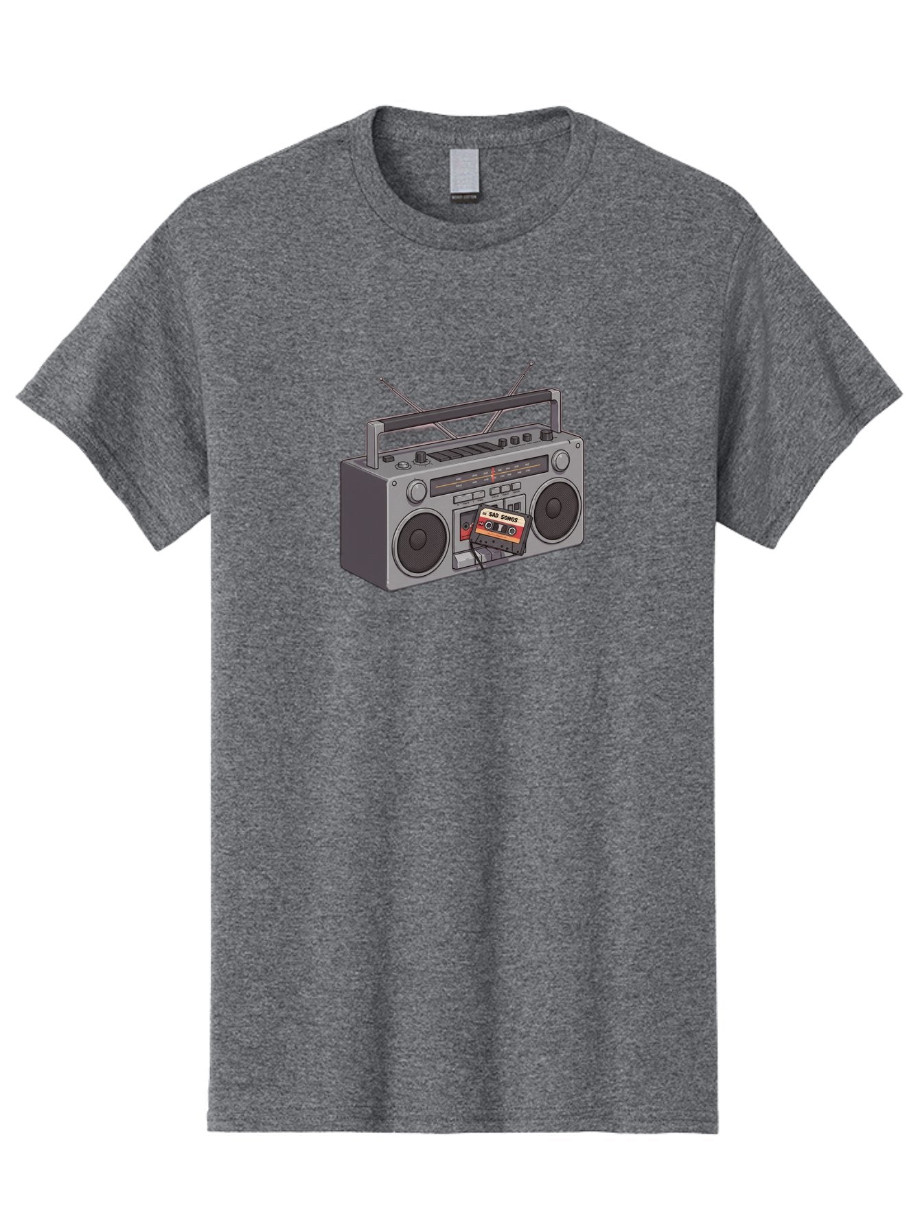 Cassette-Boombox Men'S Graphic Tee, 100% Cotton, Comfortable Casual Summer Wear, Machine Washable, Vintage Camera, Old Camera, Antique Camera, Black Camera, Classic Photography, Photography Equipment, Nostalgic Device, Film Camera, Camera Art Baf712 12