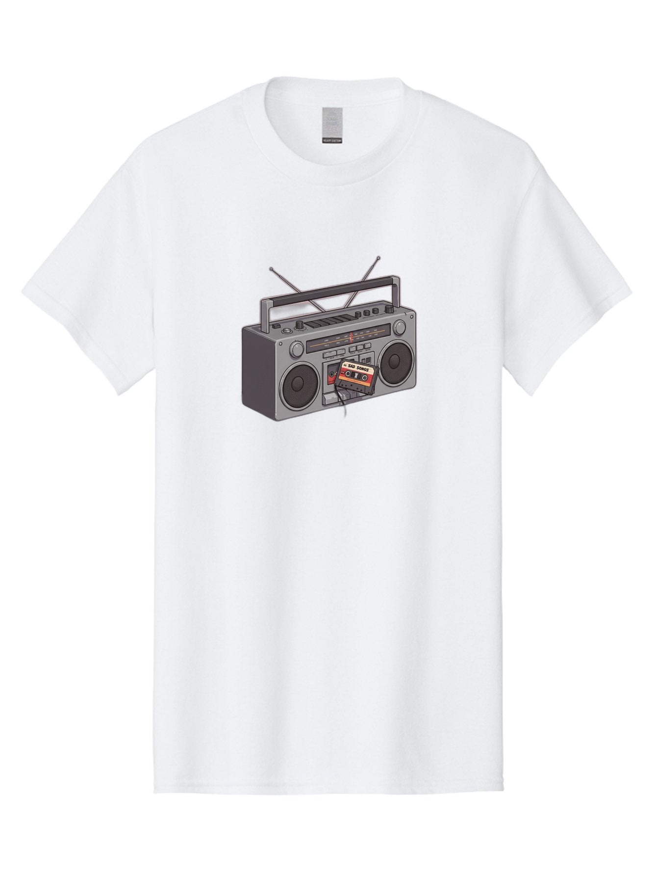 Cassette-Boombox Men'S Graphic Tee, 100% Cotton, Comfortable Casual Summer Wear, Machine Washable, Vintage Camera, Old Camera, Antique Camera, Black Camera, Classic Photography, Photography Equipment, Nostalgic Device, Film Camera, Camera Art Baf712 15