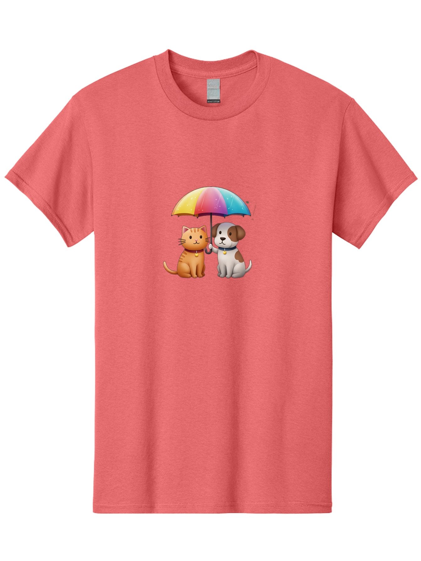 Cat-And-Dog-Under-Rainbow-Umbrella Men'S Graphic Tee, 100% Cotton, Comfortable Casual Summer Wear, Machine Washable, Vintage Camera, Old Camera, Antique Camera, Black Camera, Classic Photography, Photography Equipment, Nostalgic Device, Baf714 11