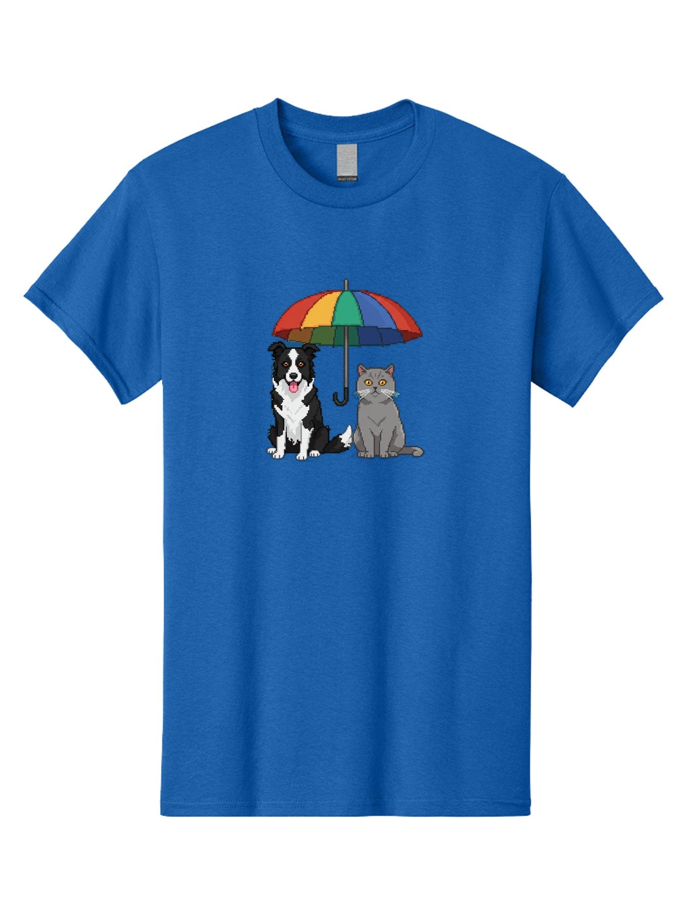 Cat-And-Dog-Under-Umbrella-3 Men'S Graphic Tee, 100% Cotton, Comfortable Casual Summer Wear, Machine Washable, Vintage Camera, Old Camera, Antique Camera, Black Camera, Classic Photography, Photography Equipment, Nostalgic Device, Film Camera, Baf717 5