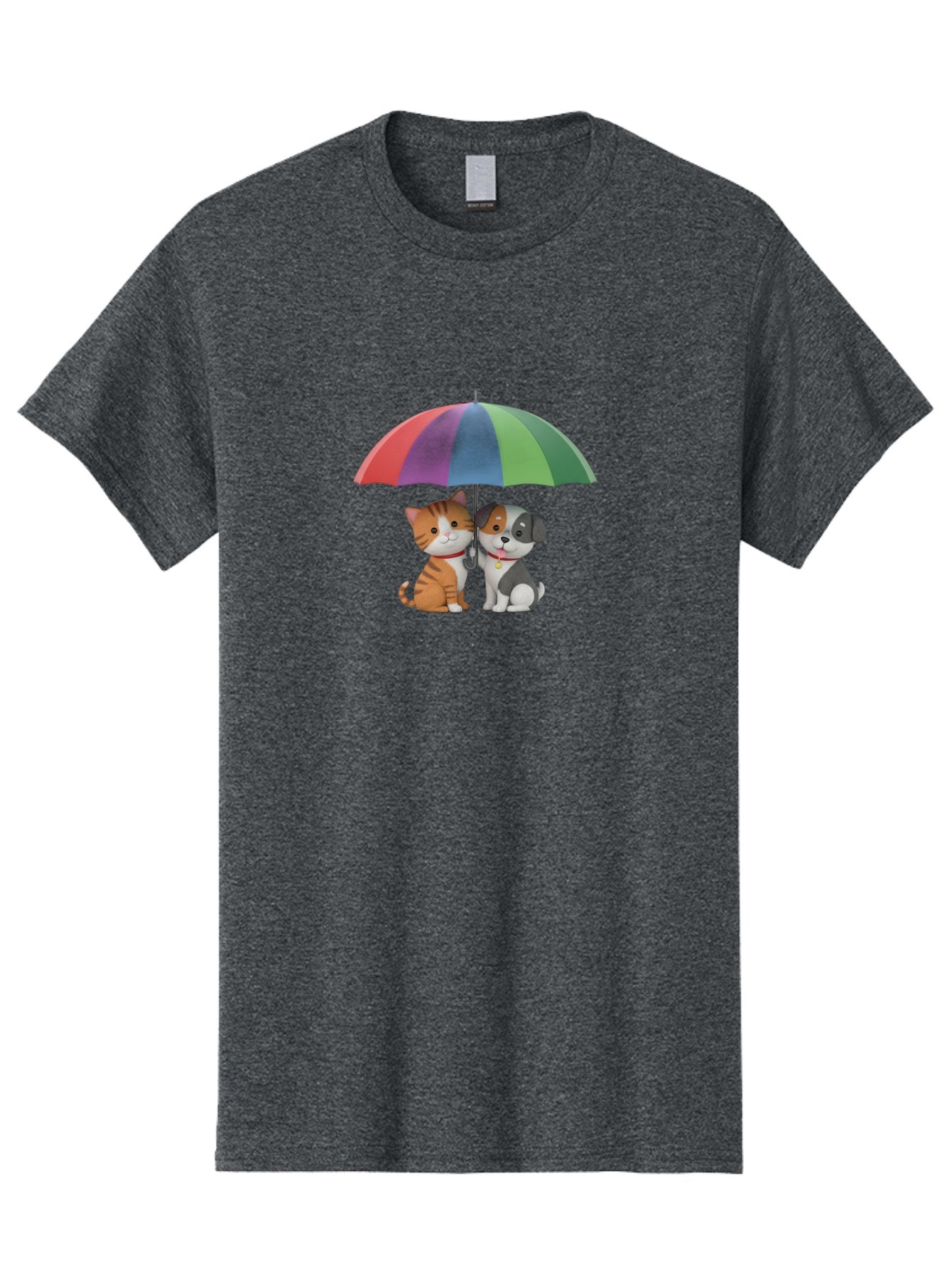 Cat-And-Dog-Under-Umbrella-5 Men'S Graphic Tee, 100% Cotton, Comfortable Casual Summer Wear, Machine Washable, Vintage Camera, Old Camera, Antique Camera, Black Camera, Classic Photography, Photography Equipment, Nostalgic Device, Film Camera, Baf719 10