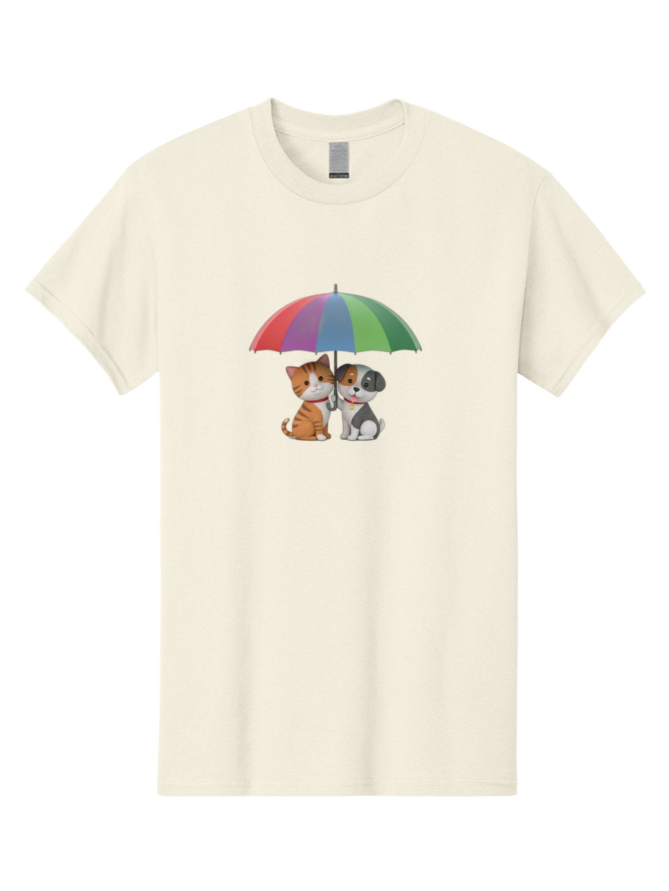 Cat-And-Dog-Under-Umbrella-5 Men'S Graphic Tee, 100% Cotton, Comfortable Casual Summer Wear, Machine Washable, Vintage Camera, Old Camera, Antique Camera, Black Camera, Classic Photography, Photography Equipment, Nostalgic Device, Film Camera, Baf719 4