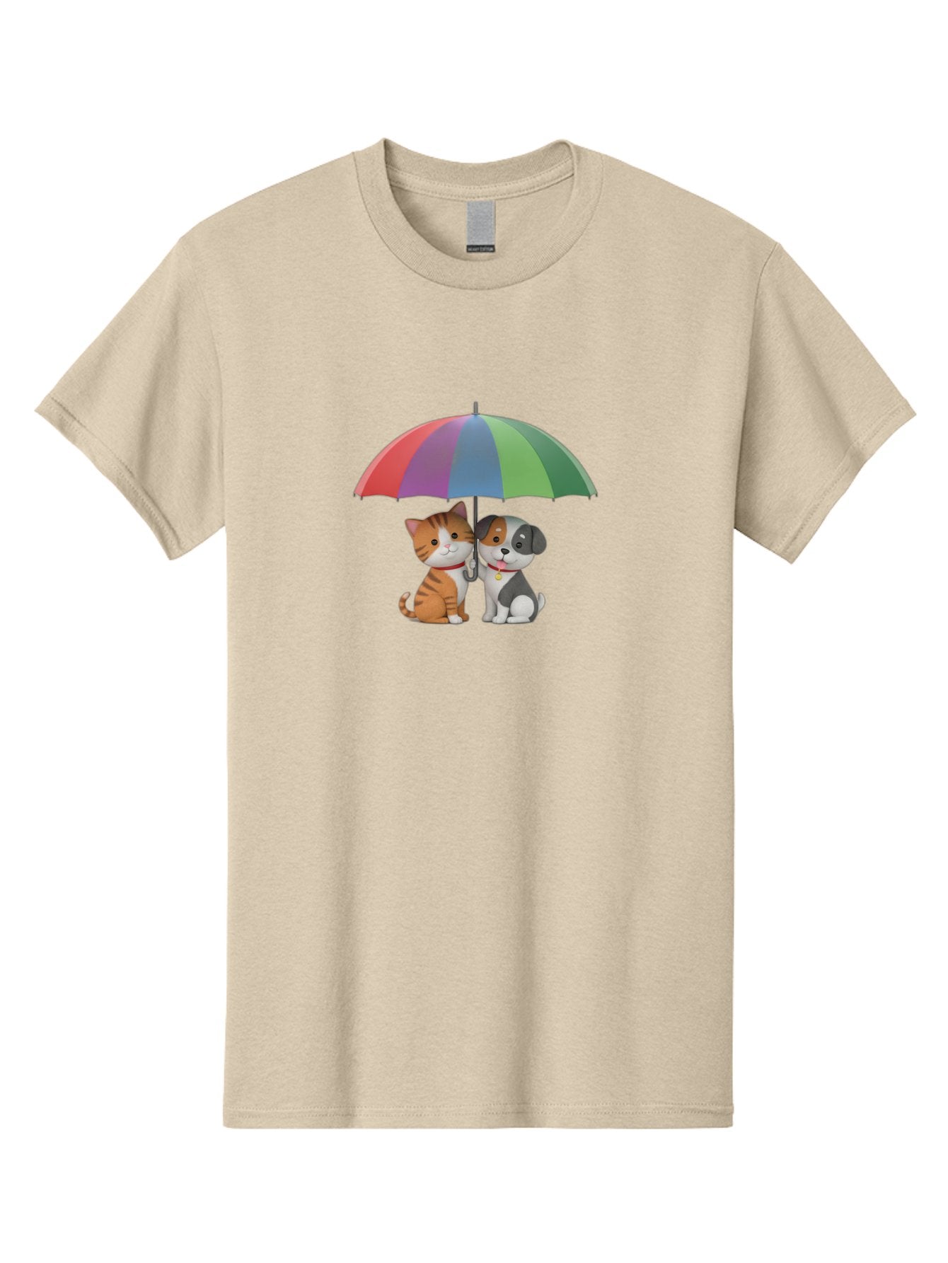 Cat-And-Dog-Under-Umbrella-5 Men'S Graphic Tee, 100% Cotton, Comfortable Casual Summer Wear, Machine Washable, Vintage Camera, Old Camera, Antique Camera, Black Camera, Classic Photography, Photography Equipment, Nostalgic Device, Film Camera, Baf719 13