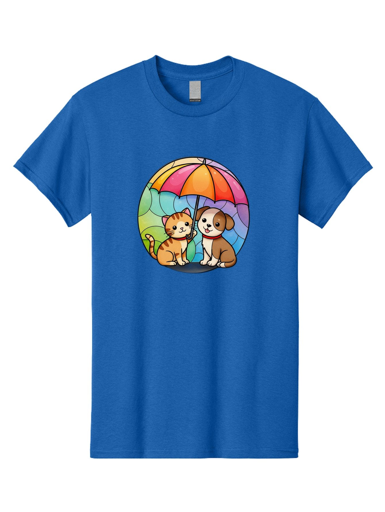 Cat-And-Dog-Under-Umbrella-6 Men'S Graphic Tee, 100% Cotton, Comfortable Casual Summer Wear, Machine Washable, Vintage Camera, Old Camera, Antique Camera, Black Camera, Classic Photography, Photography Equipment, Nostalgic Device, Film Camera, Baf720 3
