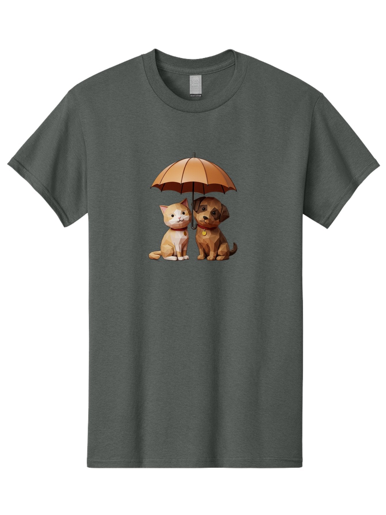 Cat-And-Dog-Under-Umbrella-7 Men'S Graphic Tee, 100% Cotton, Comfortable Casual Summer Wear, Machine Washable, Vintage Camera, Old Camera, Antique Camera, Black Camera, Classic Photography, Photography Equipment, Nostalgic Device, Film Camera, Baf721 3