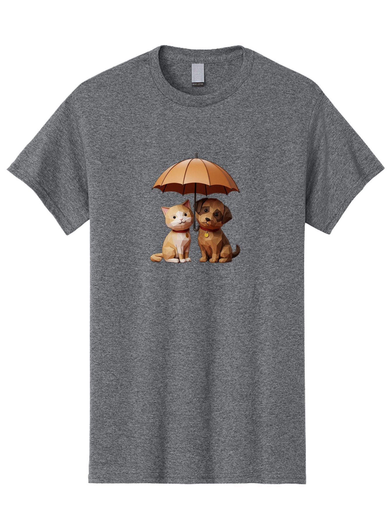 Cat-And-Dog-Under-Umbrella-7 Men'S Graphic Tee, 100% Cotton, Comfortable Casual Summer Wear, Machine Washable, Vintage Camera, Old Camera, Antique Camera, Black Camera, Classic Photography, Photography Equipment, Nostalgic Device, Film Camera, Baf721 12