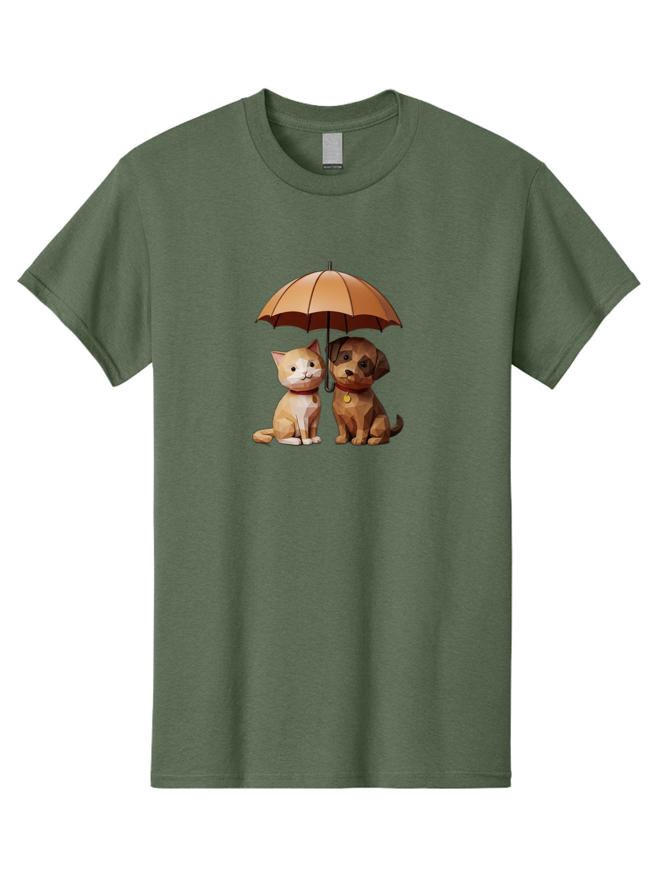 Cat-And-Dog-Under-Umbrella-7 Men'S Graphic Tee, 100% Cotton, Comfortable Casual Summer Wear, Machine Washable, Vintage Camera, Old Camera, Antique Camera, Black Camera, Classic Photography, Photography Equipment, Nostalgic Device, Film Camera, Baf721 11