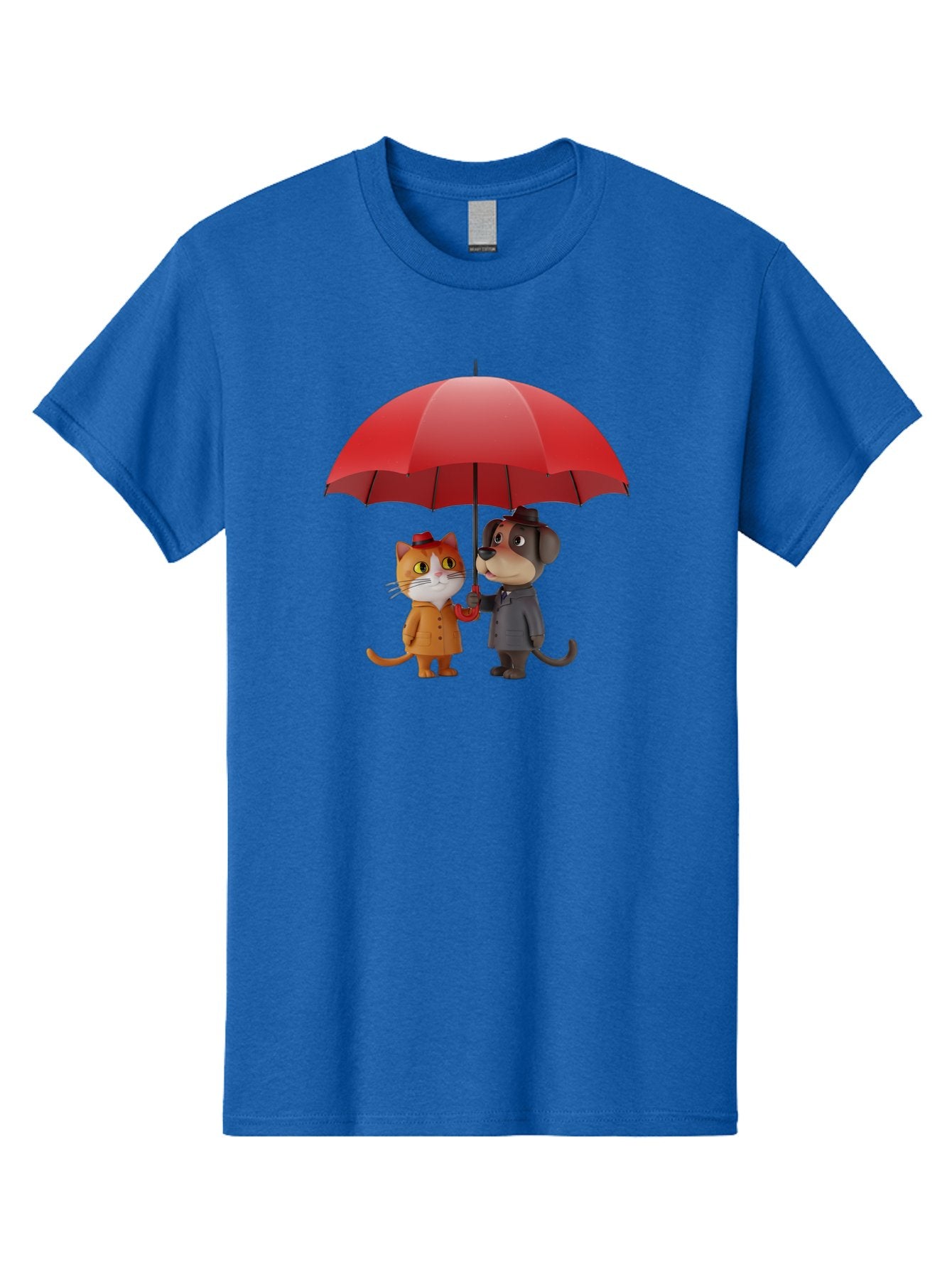 Cat-And-Dog-Under-Umbrella Men'S Graphic Tee, 100% Cotton, Comfortable Casual Summer Wear, Machine Washable, Vintage Camera, Old Camera, Antique Camera, Black Camera, Classic Photography, Photography Equipment, Nostalgic Device, Film Camera, Baf722 11