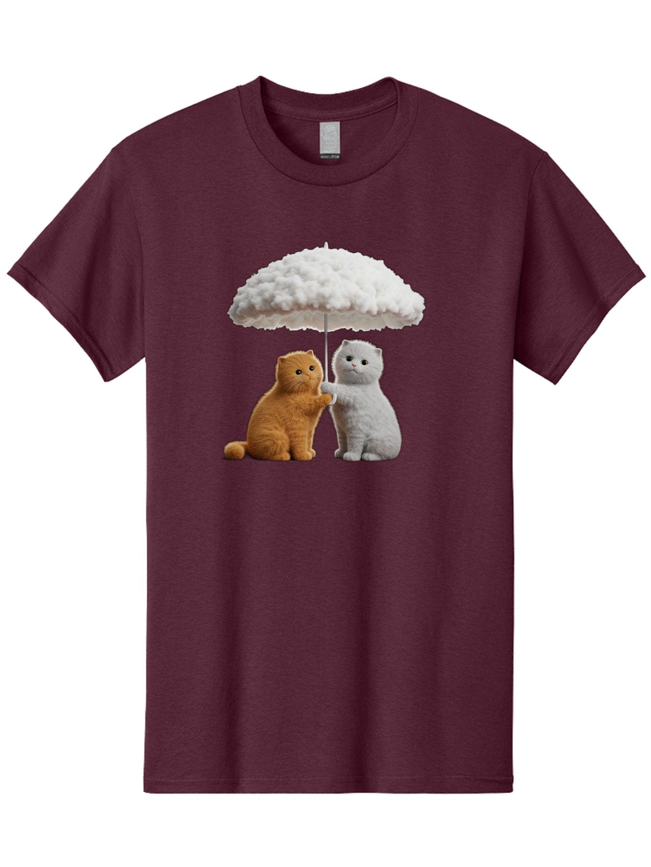 Cats-Under-Cloudy-Umbrella Men'S Graphic Tee, 100% Cotton, Comfortable Casual Summer Wear, Machine Washable, Vintage Camera, Old Camera, Antique Camera, Black Camera, Classic Photography, Photography Equipment, Nostalgic Device, Film Camera, Baf725 3