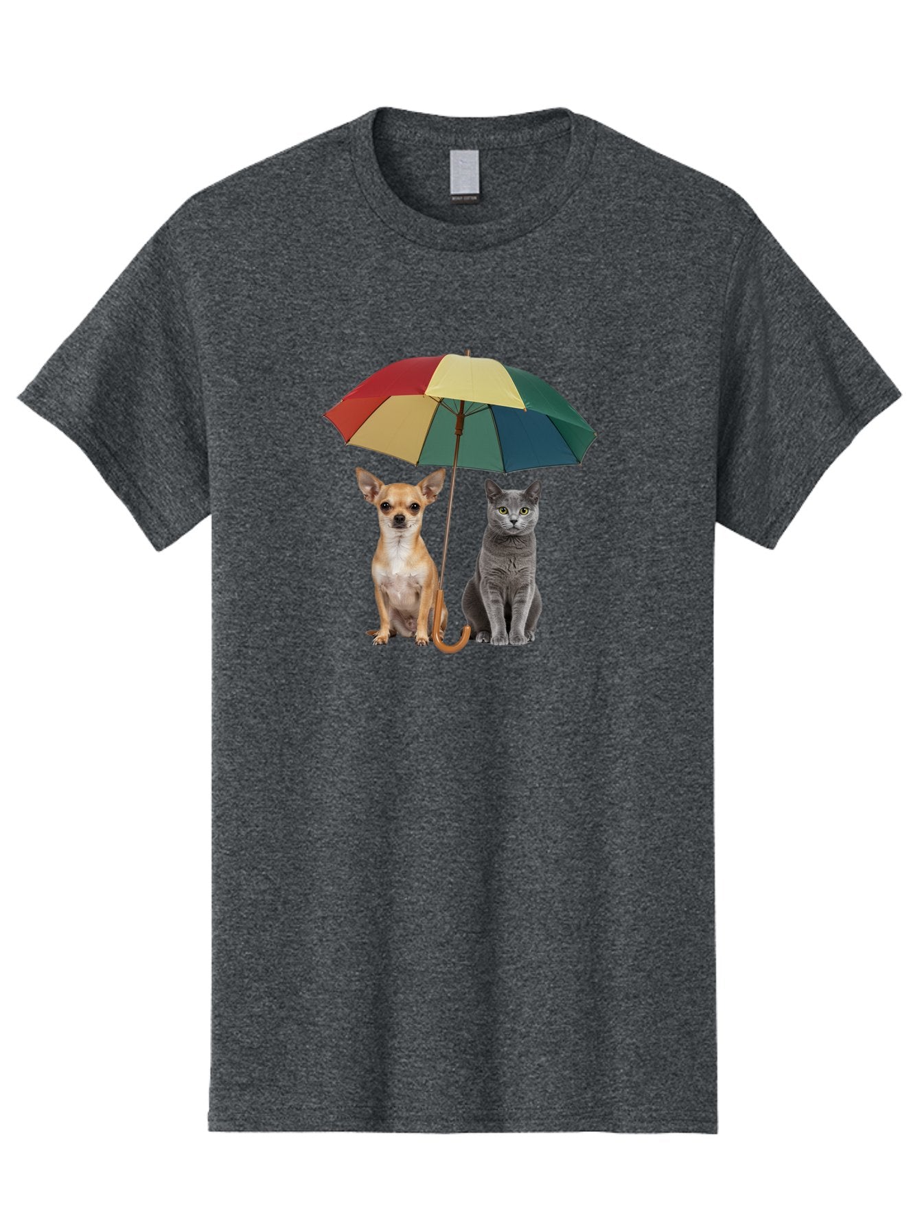 Colorful-Umbrella-Cat-Dog Men'S Graphic Tee, 100% Cotton, Comfortable Casual Summer Wear, Machine Washable, Vintage Camera, Old Camera, Antique Camera, Black Camera, Classic Photography, Photography Equipment, Nostalgic Device, Film Camera, Baf728 13