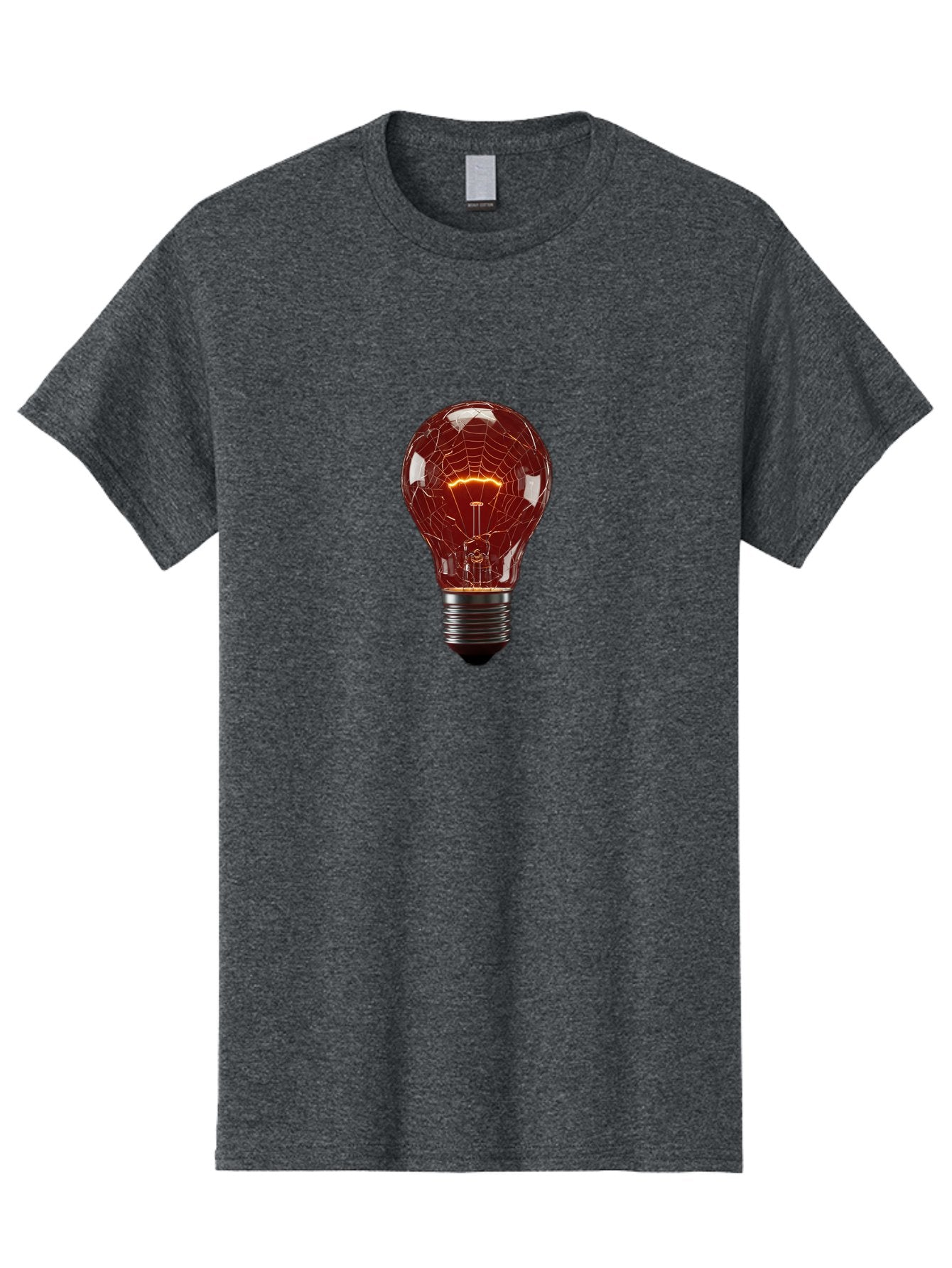 Cracked-Light-Bulb-1 Men'S Graphic Tee, 100% Cotton, Comfortable Casual Summer Wear, Machine Washable, Vintage Camera, Old Camera, Antique Camera, Black Camera, Classic Photography, Photography Equipment, Nostalgic Device, Film Camera, Baf731 7