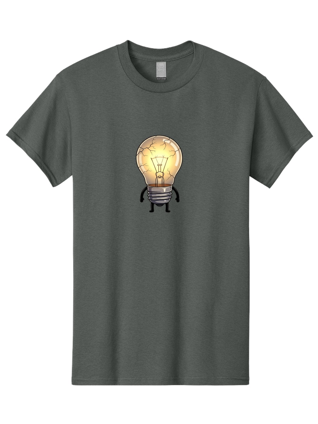 Cracked-Light-Bulb-10 Men'S Graphic Tee, 100% Cotton, Comfortable Casual Summer Wear, Machine Washable, Vintage Camera, Old Camera, Antique Camera, Black Camera, Classic Photography, Photography Equipment, Nostalgic Device, Film Camera, Baf732 12