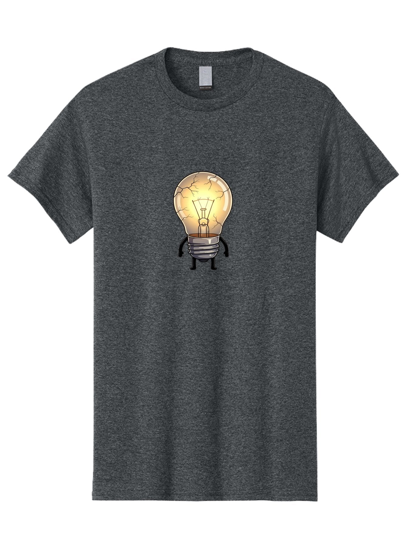Cracked-Light-Bulb-10 Men'S Graphic Tee, 100% Cotton, Comfortable Casual Summer Wear, Machine Washable, Vintage Camera, Old Camera, Antique Camera, Black Camera, Classic Photography, Photography Equipment, Nostalgic Device, Film Camera, Baf732 6