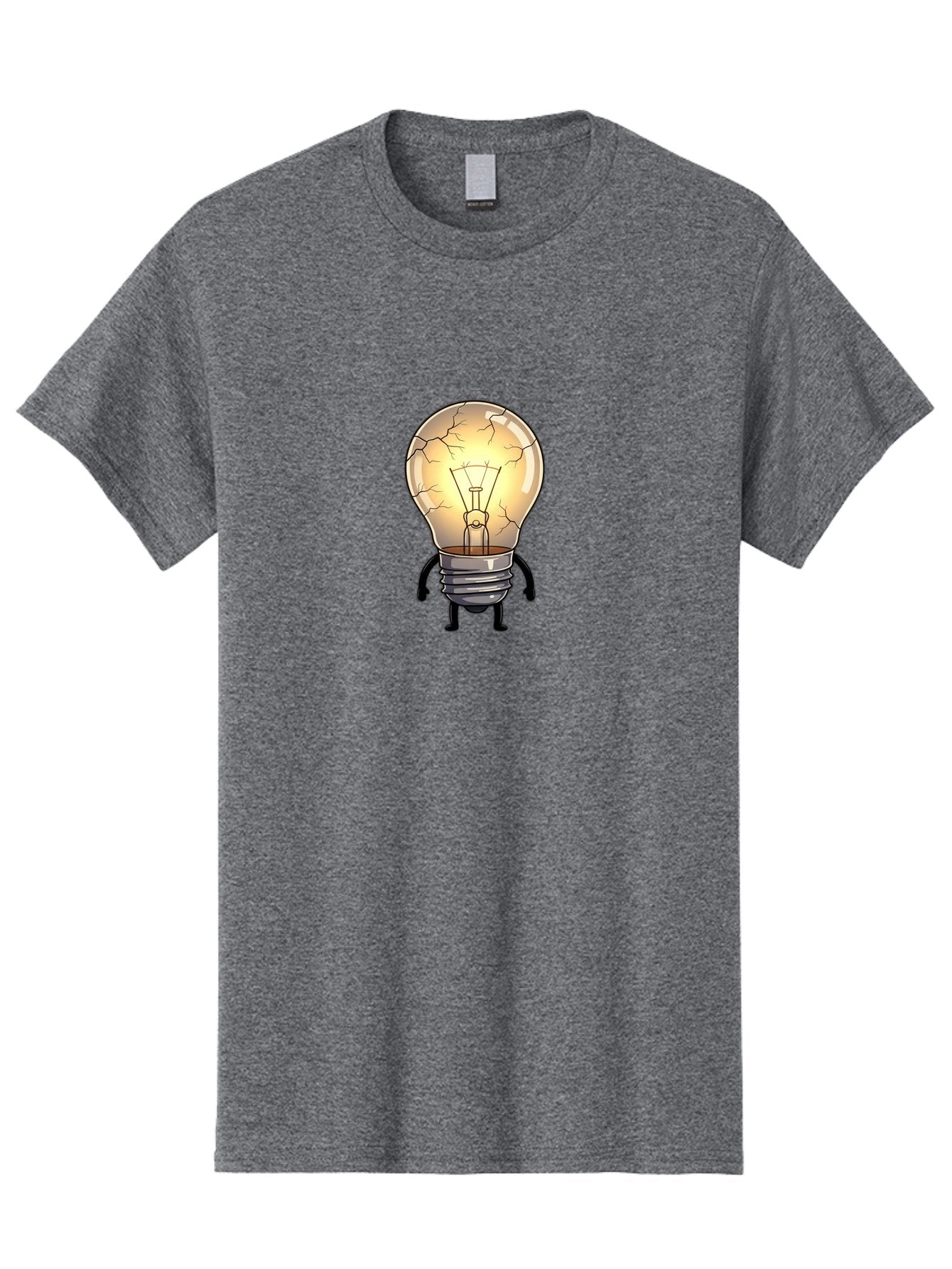 Cracked-Light-Bulb-10 Men'S Graphic Tee, 100% Cotton, Comfortable Casual Summer Wear, Machine Washable, Vintage Camera, Old Camera, Antique Camera, Black Camera, Classic Photography, Photography Equipment, Nostalgic Device, Film Camera, Baf732 10