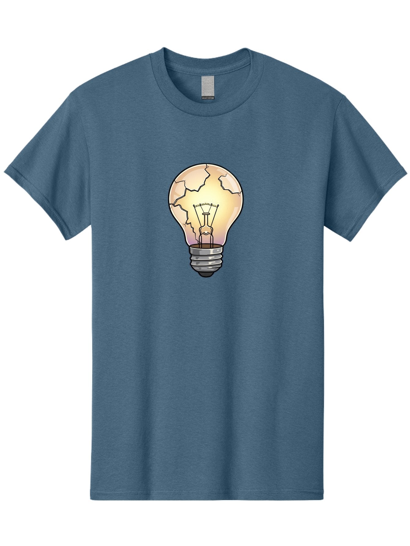 Cracked-Light-Bulb-11 Men'S Graphic Tee, 100% Cotton, Comfortable Casual Summer Wear, Machine Washable, Vintage Camera, Old Camera, Antique Camera, Black Camera, Classic Photography, Photography Equipment, Nostalgic Device, Film Camera, Baf733 6