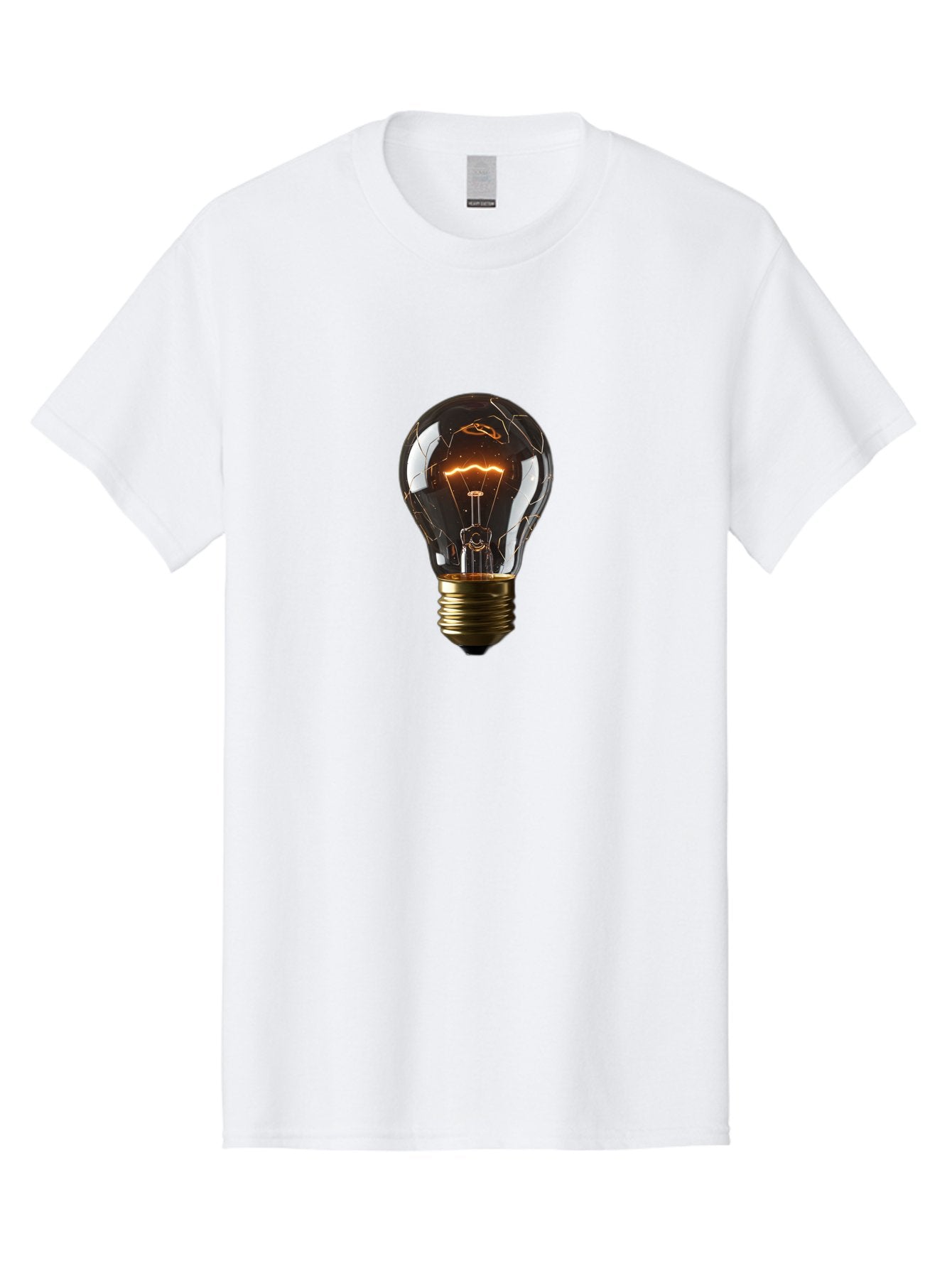 Cracked-Light-Bulb-12 Men'S Graphic Tee, 100% Cotton, Comfortable Casual Summer Wear, Machine Washable, Vintage Camera, Old Camera, Antique Camera, Black Camera, Classic Photography, Photography Equipment, Nostalgic Device, Film Camera, Baf734 10