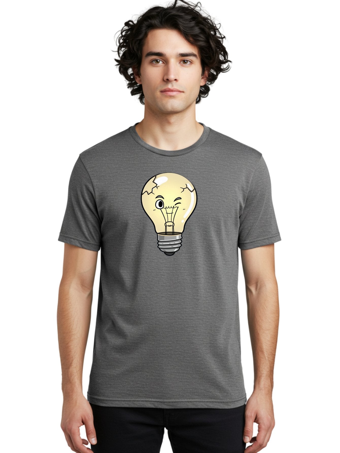 Cracked-Light-Bulb-14 Men'S Graphic Tee, 100% Cotton, Comfortable Casual Summer Wear, Machine Washable, Vintage Camera, Old Camera, Antique Camera, Black Camera, Classic Photography, Photography Equipment, Nostalgic Device, Film Camera, Baf736 22