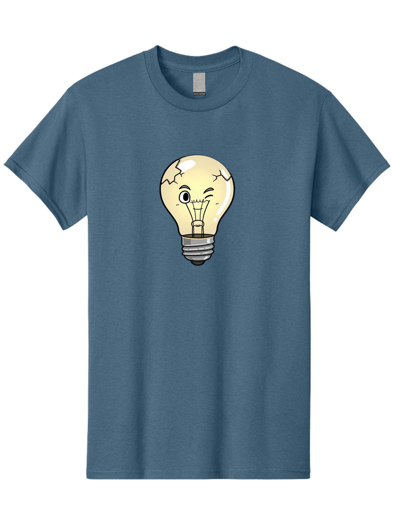 Cracked-Light-Bulb-14 Men'S Graphic Tee, 100% Cotton, Comfortable Casual Summer Wear, Machine Washable, Vintage Camera, Old Camera, Antique Camera, Black Camera, Classic Photography, Photography Equipment, Nostalgic Device, Film Camera, Baf736 11