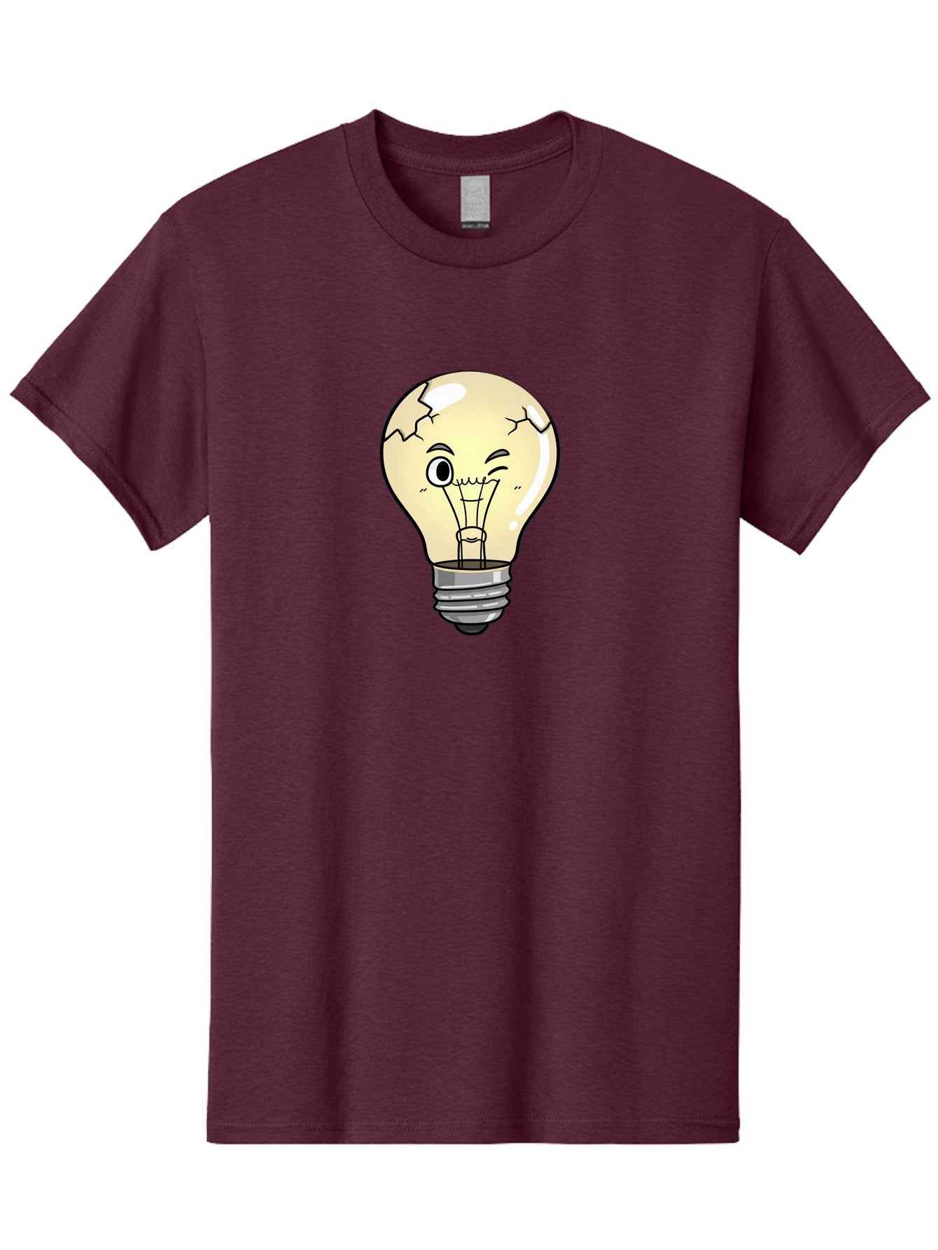 Cracked-Light-Bulb-14 Men'S Graphic Tee, 100% Cotton, Comfortable Casual Summer Wear, Machine Washable, Vintage Camera, Old Camera, Antique Camera, Black Camera, Classic Photography, Photography Equipment, Nostalgic Device, Film Camera, Baf736 13