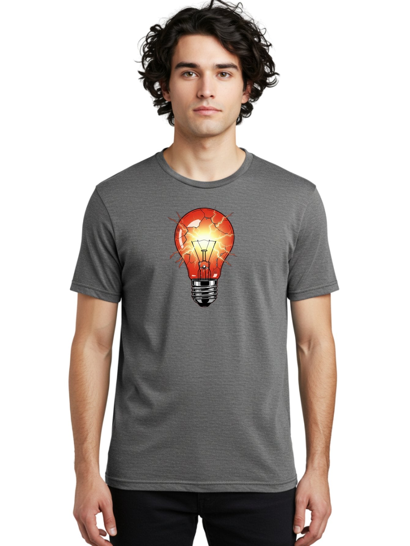 Cracked-Light-Bulb-17 Men'S Graphic Tee, 100% Cotton, Comfortable Casual Summer Wear, Machine Washable, Vintage Camera, Old Camera, Antique Camera, Black Camera, Classic Photography, Photography Equipment, Nostalgic Device, Film Camera, Baf739 20