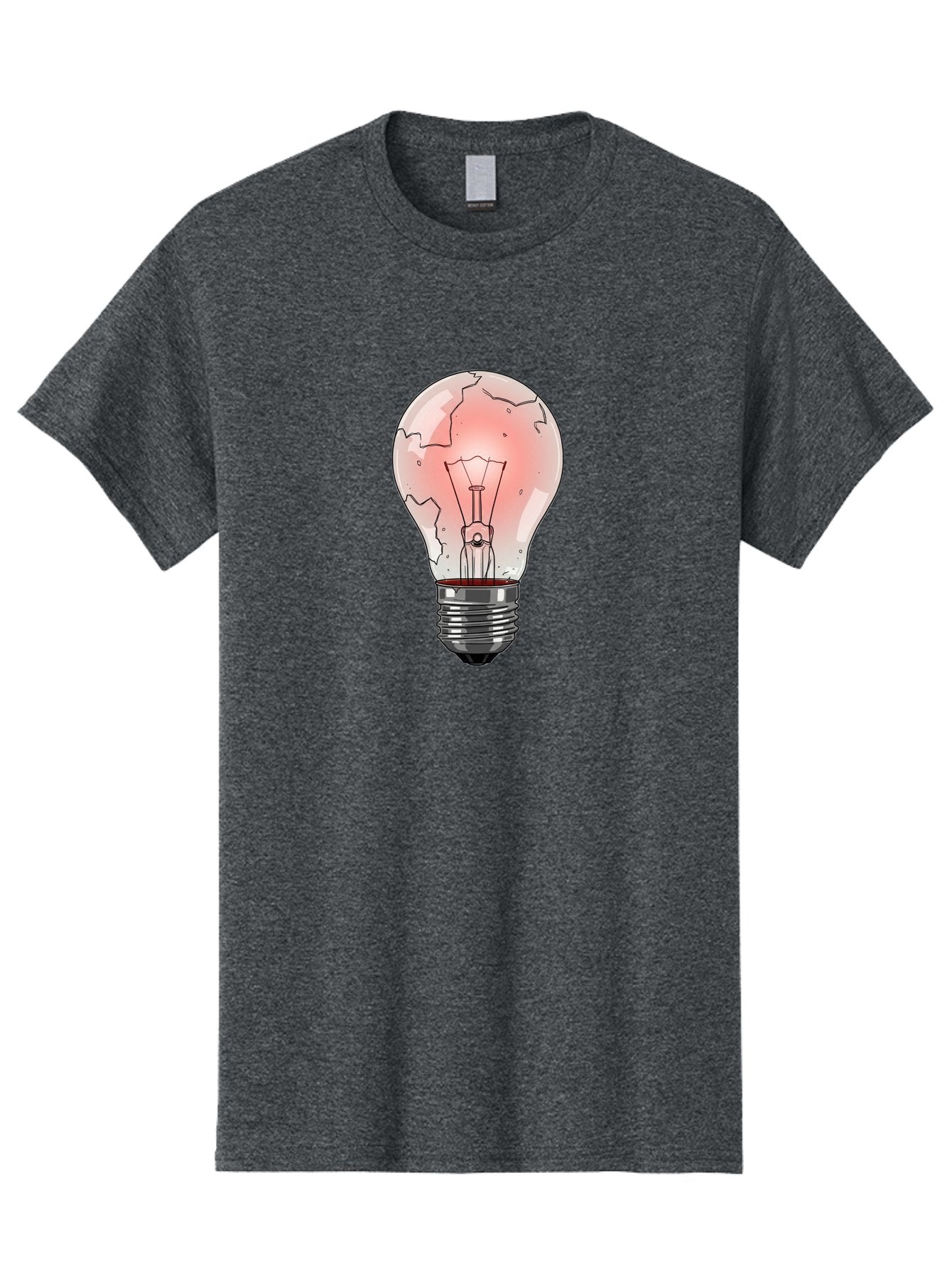 Cracked-Light-Bulb-18 Men'S Graphic Tee, 100% Cotton, Comfortable Casual Summer Wear, Machine Washable, Vintage Camera, Old Camera, Antique Camera, Black Camera, Classic Photography, Photography Equipment, Nostalgic Device, Film Camera, Baf740 9