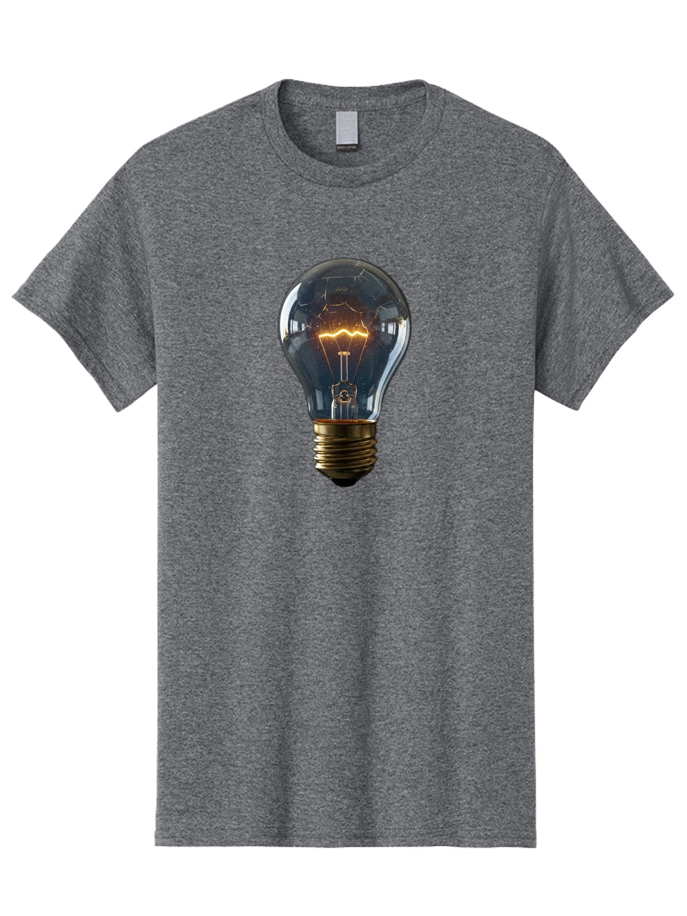 Cracked-Light-Bulb-19 Men'S Graphic Tee, 100% Cotton, Comfortable Casual Summer Wear, Machine Washable, Vintage Camera, Old Camera, Antique Camera, Black Camera, Classic Photography, Photography Equipment, Nostalgic Device, Film Camera, Baf741 4