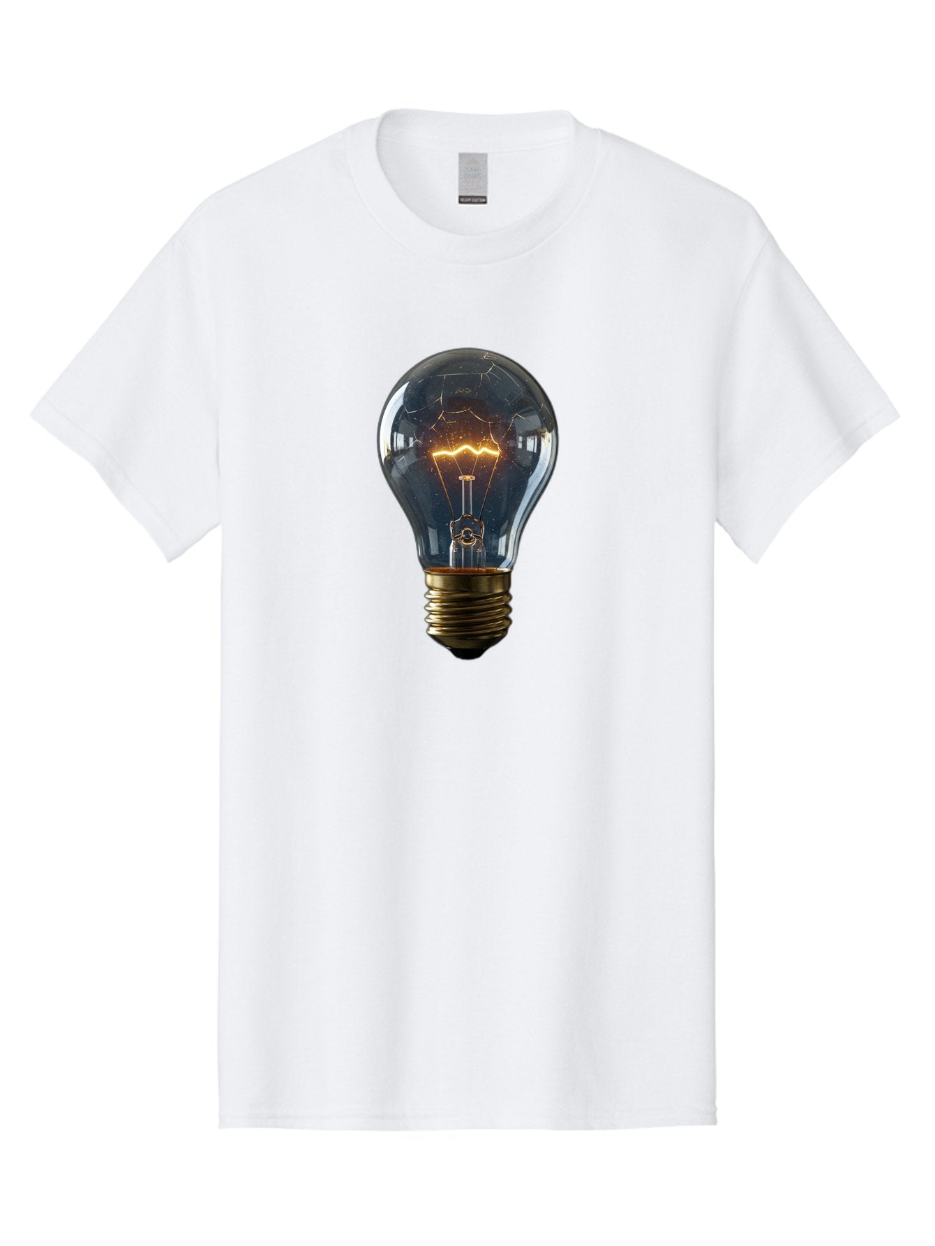 Cracked-Light-Bulb-19 Men'S Graphic Tee, 100% Cotton, Comfortable Casual Summer Wear, Machine Washable, Vintage Camera, Old Camera, Antique Camera, Black Camera, Classic Photography, Photography Equipment, Nostalgic Device, Film Camera, Baf741 6