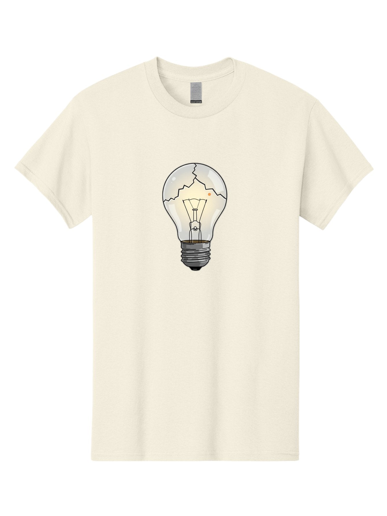 Cracked-Light-Bulb-4 Men'S Graphic Tee, 100% Cotton, Comfortable Casual Summer Wear, Machine Washable, Vintage Camera, Old Camera, Antique Camera, Black Camera, Classic Photography, Photography Equipment, Nostalgic Device, Film Camera, Baf744 9