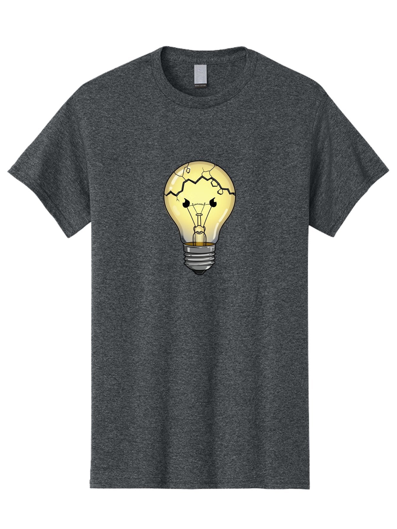 Cracked-Light-Bulb-6 Men'S Graphic Tee, 100% Cotton, Comfortable Casual Summer Wear, Machine Washable, Vintage Camera, Old Camera, Antique Camera, Black Camera, Classic Photography, Photography Equipment, Nostalgic Device, Film Camera, Baf746 11