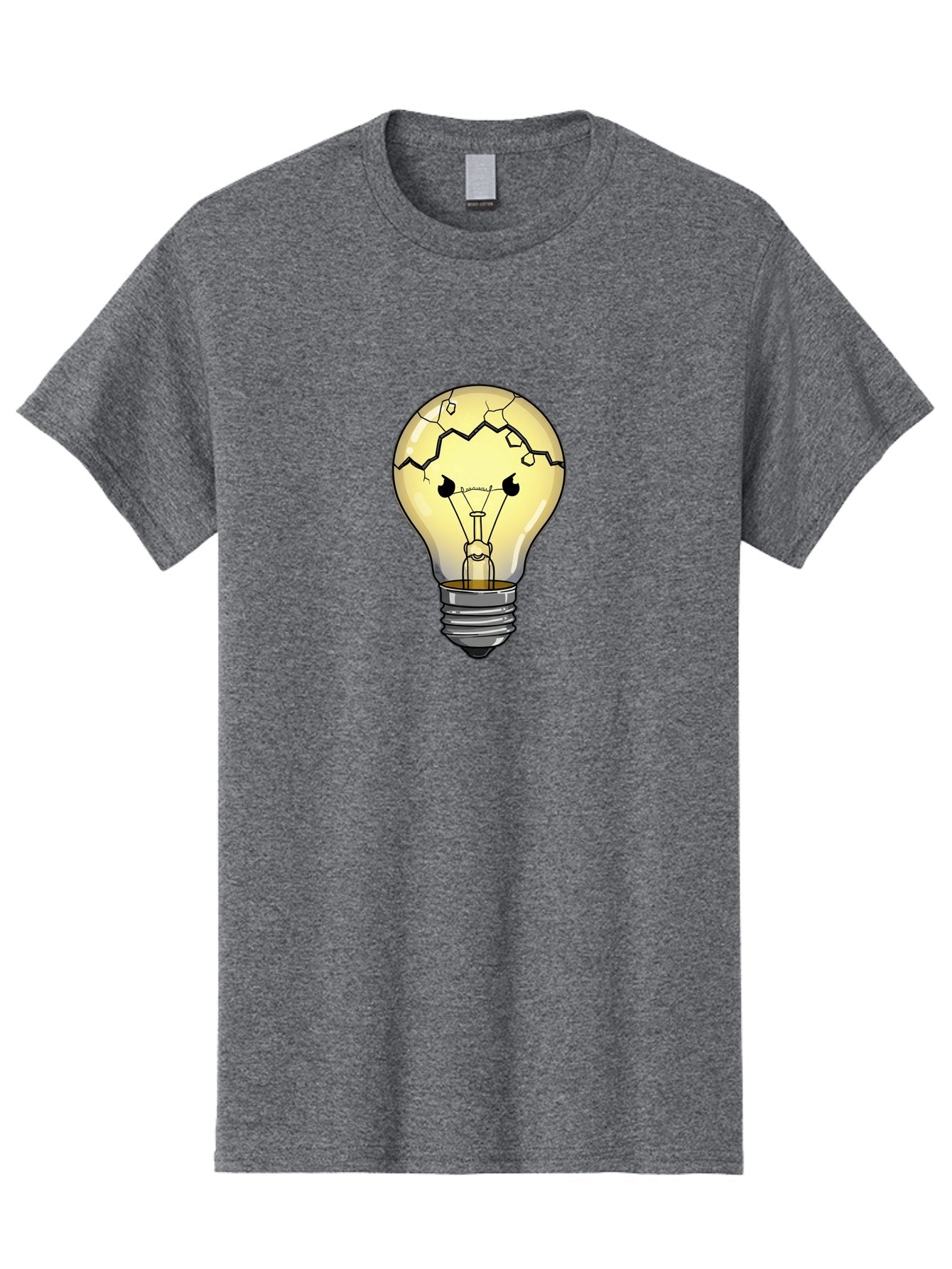 Cracked-Light-Bulb-6 Men'S Graphic Tee, 100% Cotton, Comfortable Casual Summer Wear, Machine Washable, Vintage Camera, Old Camera, Antique Camera, Black Camera, Classic Photography, Photography Equipment, Nostalgic Device, Film Camera, Baf746 14
