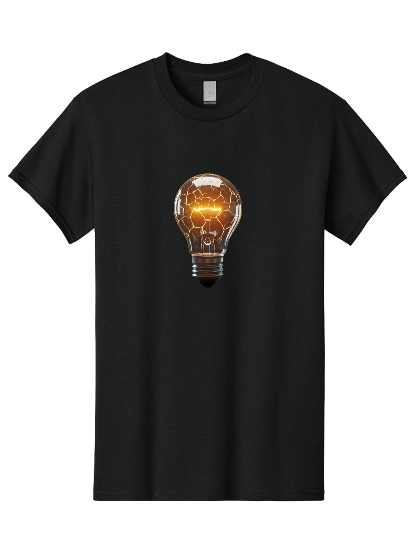 Cracked-Light-Bulb-8 Men'S Graphic Tee, 100% Cotton, Comfortable Casual Summer Wear, Machine Washable, Vintage Camera, Old Camera, Antique Camera, Black Camera, Classic Photography, Photography Equipment, Nostalgic Device, Film Camera, Baf748 11