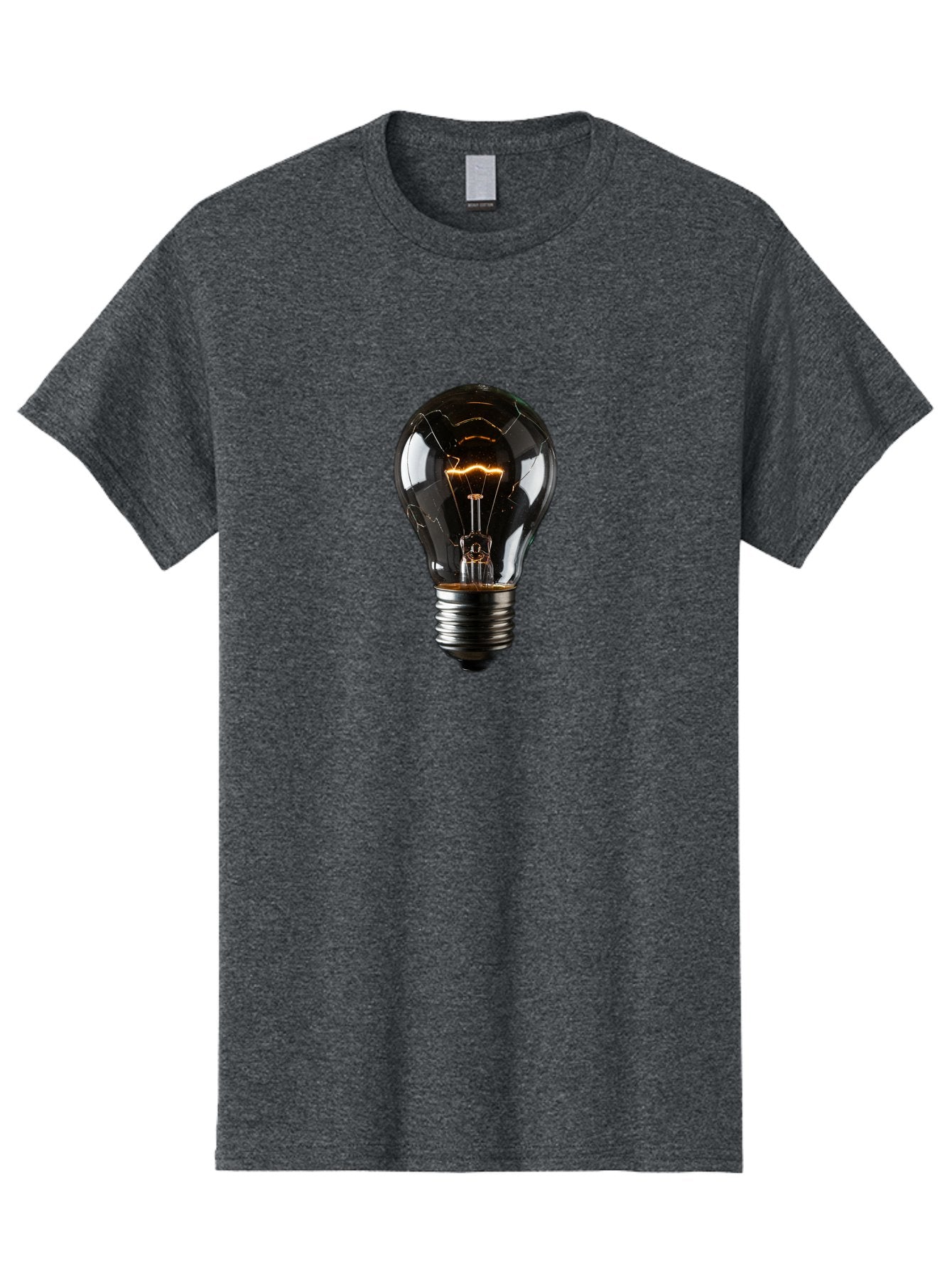 Cracked-Light-Bulb Men'S Graphic Tee, 100% Cotton, Comfortable Casual Summer Wear, Machine Washable, Vintage Camera, Old Camera, Antique Camera, Black Camera, Classic Photography, Photography Equipment, Nostalgic Device, Film Camera, Baf751 13