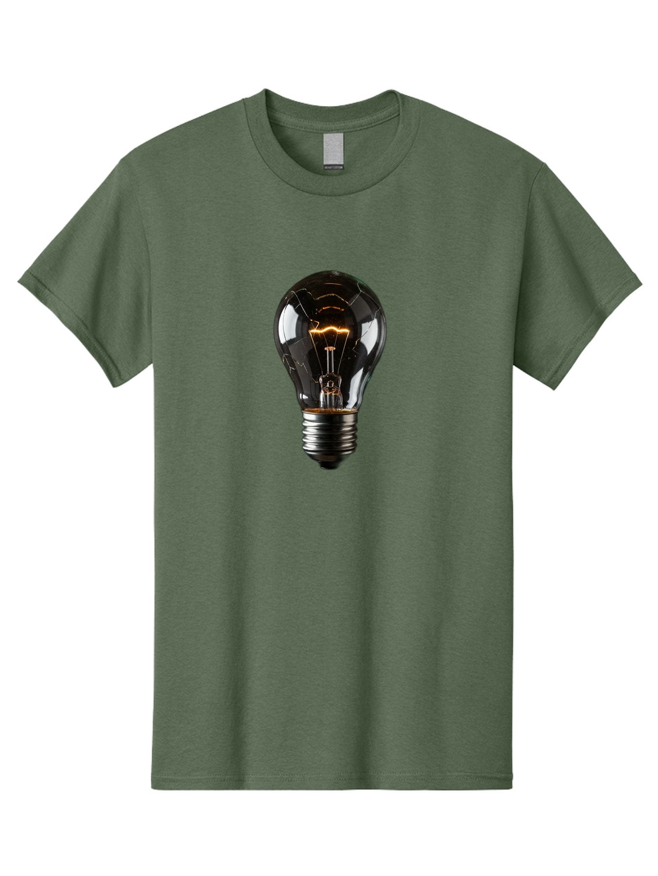 Cracked-Light-Bulb Men'S Graphic Tee, 100% Cotton, Comfortable Casual Summer Wear, Machine Washable, Vintage Camera, Old Camera, Antique Camera, Black Camera, Classic Photography, Photography Equipment, Nostalgic Device, Film Camera, Baf751 10