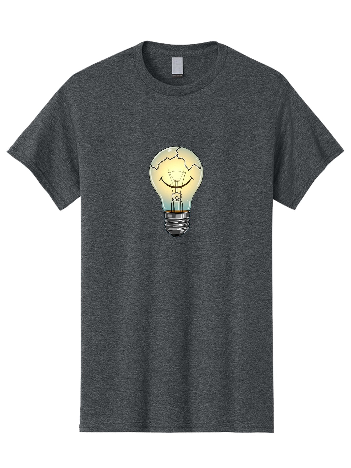 Cracked-Lightbulb Men'S Graphic Tee, 100% Cotton, Comfortable Casual Summer Wear, Machine Washable, Vintage Camera, Old Camera, Antique Camera, Black Camera, Classic Photography, Photography Equipment, Nostalgic Device, Film Camera, Camera Art Baf752