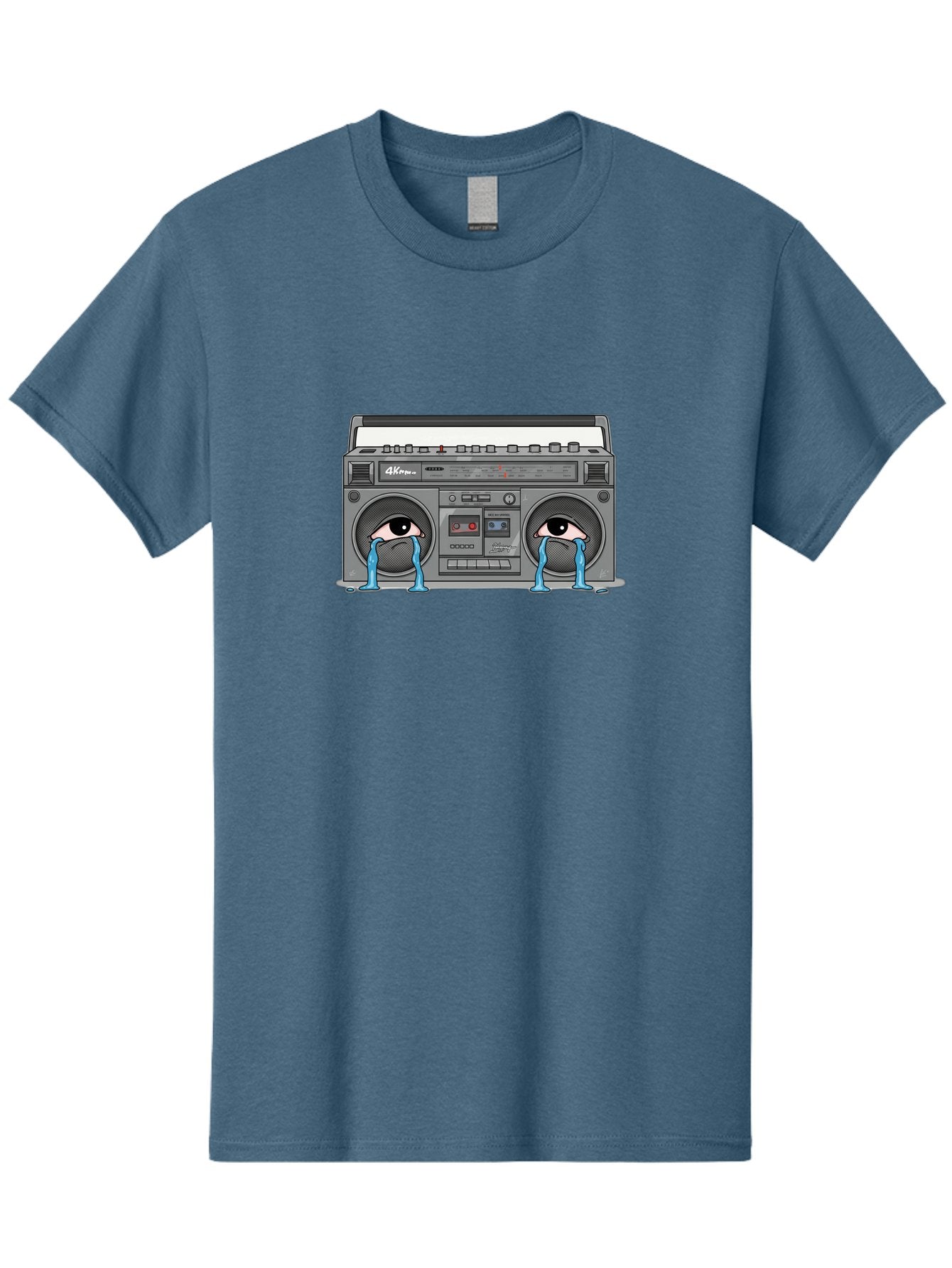 Crying-Boombox Men'S Graphic Tee, 100% Cotton, Comfortable Casual Summer Wear, Machine Washable, Vintage Camera, Old Camera, Antique Camera, Black Camera, Classic Photography, Photography Equipment, Nostalgic Device, Film Camera, Camera Art Baf753 4