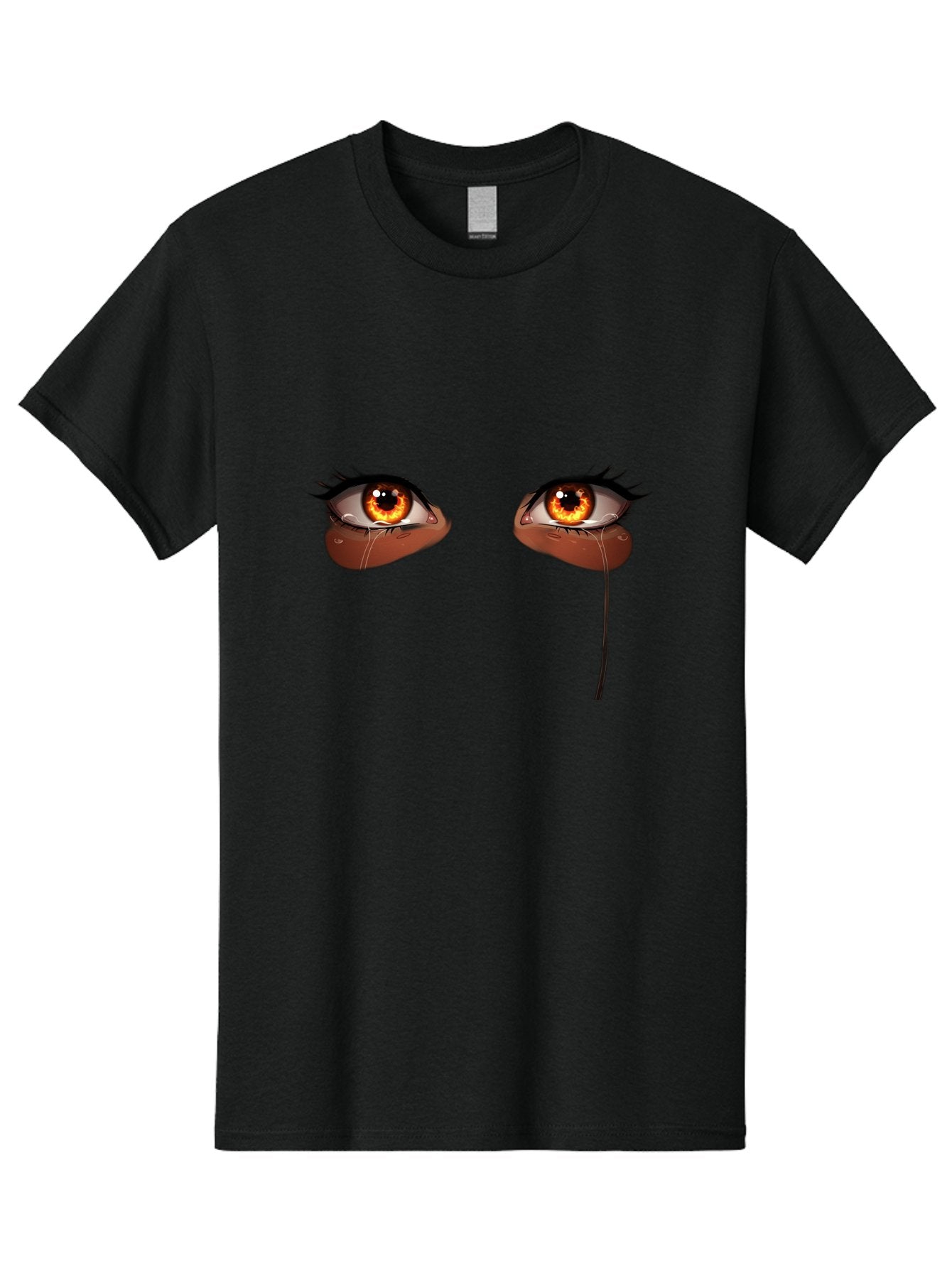 Crying-Eyes-10 Men'S Graphic Tee, 100% Cotton, Comfortable Casual Summer Wear, Machine Washable, Vintage Camera, Old Camera, Antique Camera, Black Camera, Classic Photography, Photography Equipment, Nostalgic Device, Film Camera, Camera Art Baf755