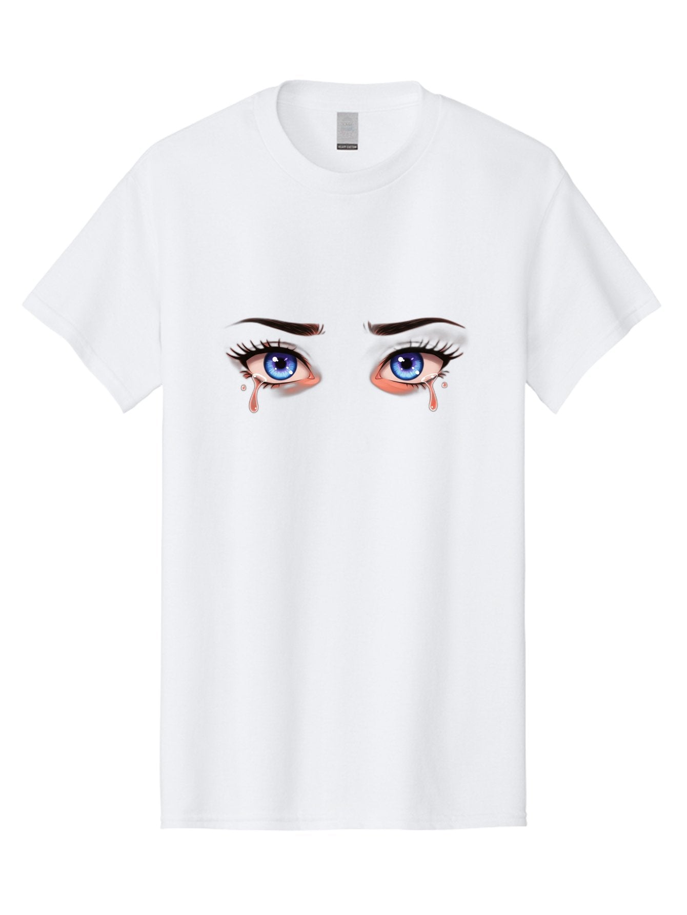 Crying-Eyes-7 Men'S Graphic Tee, 100% Cotton, Comfortable Casual Summer Wear, Machine Washable, Vintage Camera, Old Camera, Antique Camera, Black Camera, Classic Photography, Photography Equipment, Nostalgic Device, Film Camera, Camera Art Baf762