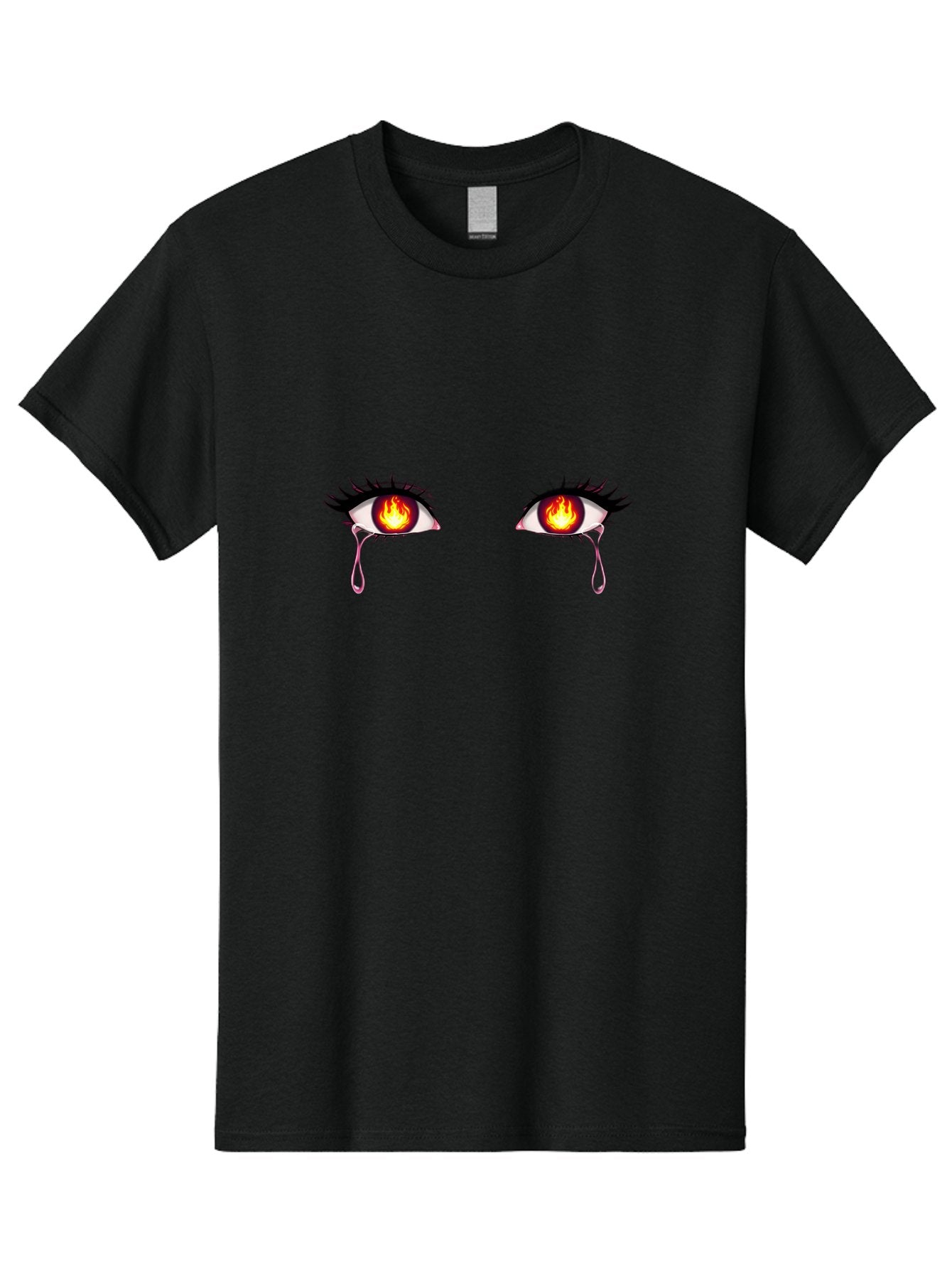 Crying-Eyes-With-Fiery-Iris Men'S Graphic Tee, 100% Cotton, Comfortable Casual Summer Wear, Machine Washable, Vintage Camera, Old Camera, Antique Camera, Black Camera, Classic Photography, Photography Equipment, Nostalgic Device, Film Camera, Baf765 10