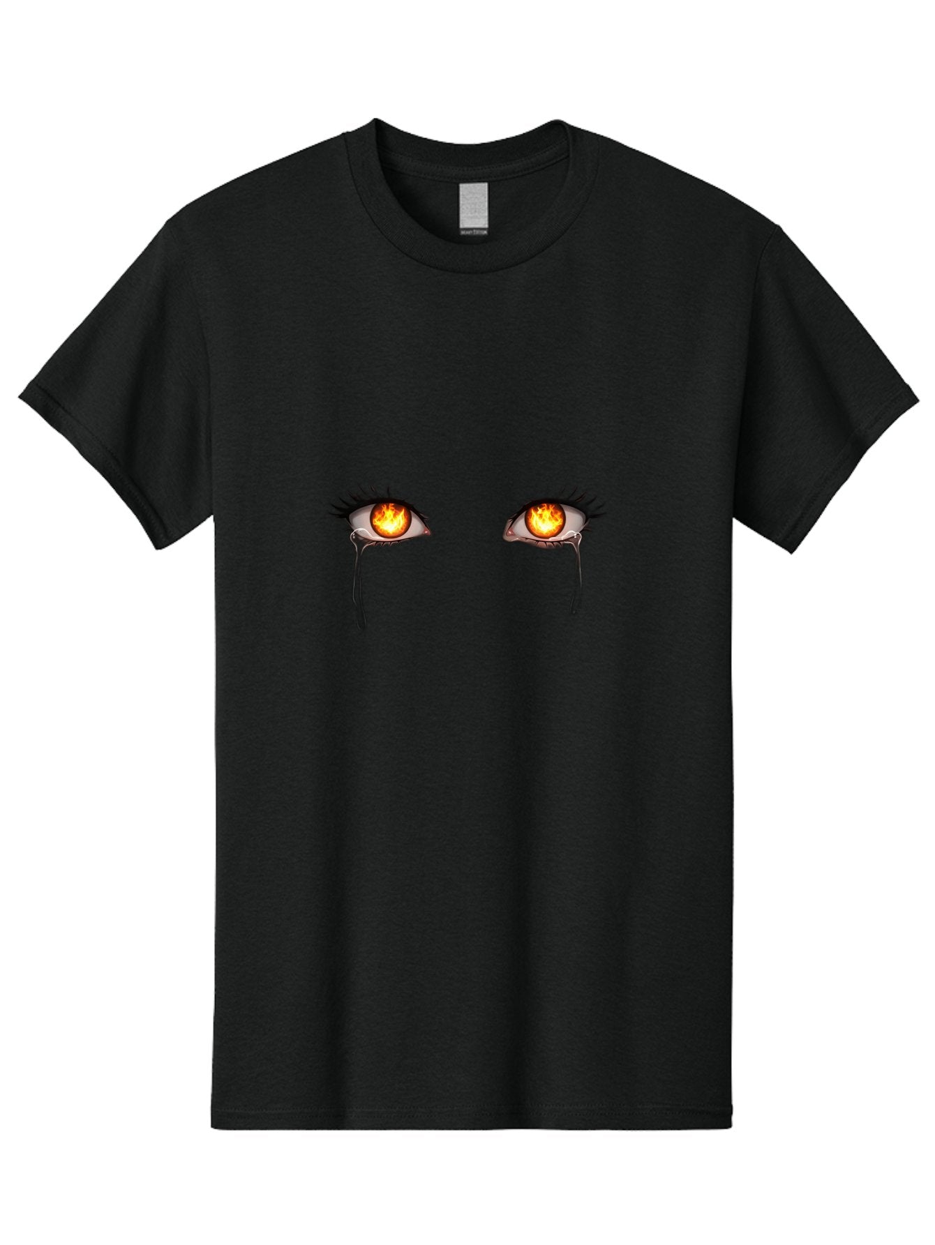 Crying-Eyes-With-Fire-1 Men'S Graphic Tee, 100% Cotton, Comfortable Casual Summer Wear, Machine Washable, Vintage Camera, Old Camera, Antique Camera, Black Camera, Classic Photography, Photography Equipment, Nostalgic Device, Film Camera, Baf766 10