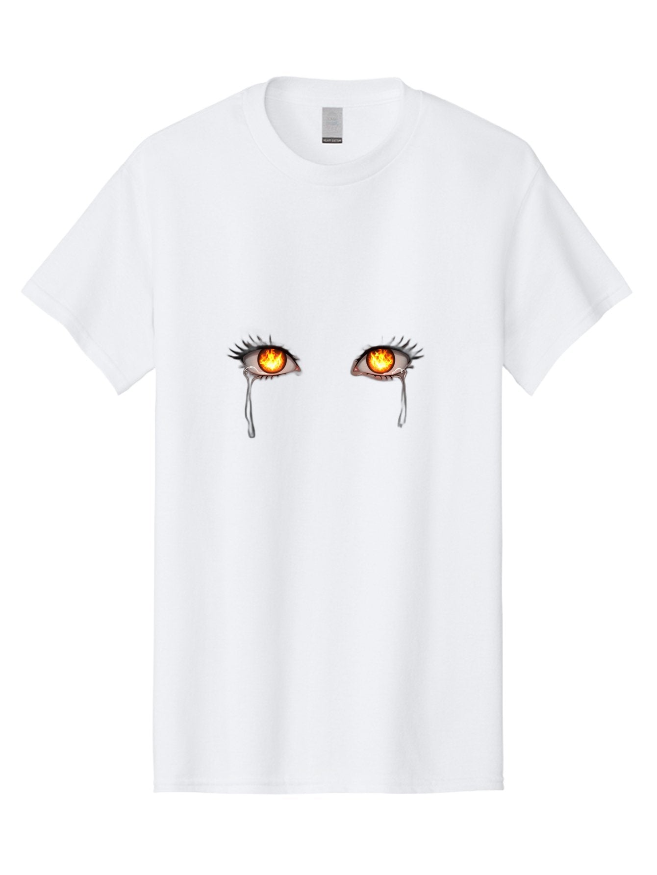 Crying-Eyes-With-Fire-1 Men'S Graphic Tee, 100% Cotton, Comfortable Casual Summer Wear, Machine Washable, Vintage Camera, Old Camera, Antique Camera, Black Camera, Classic Photography, Photography Equipment, Nostalgic Device, Film Camera, Baf766 14