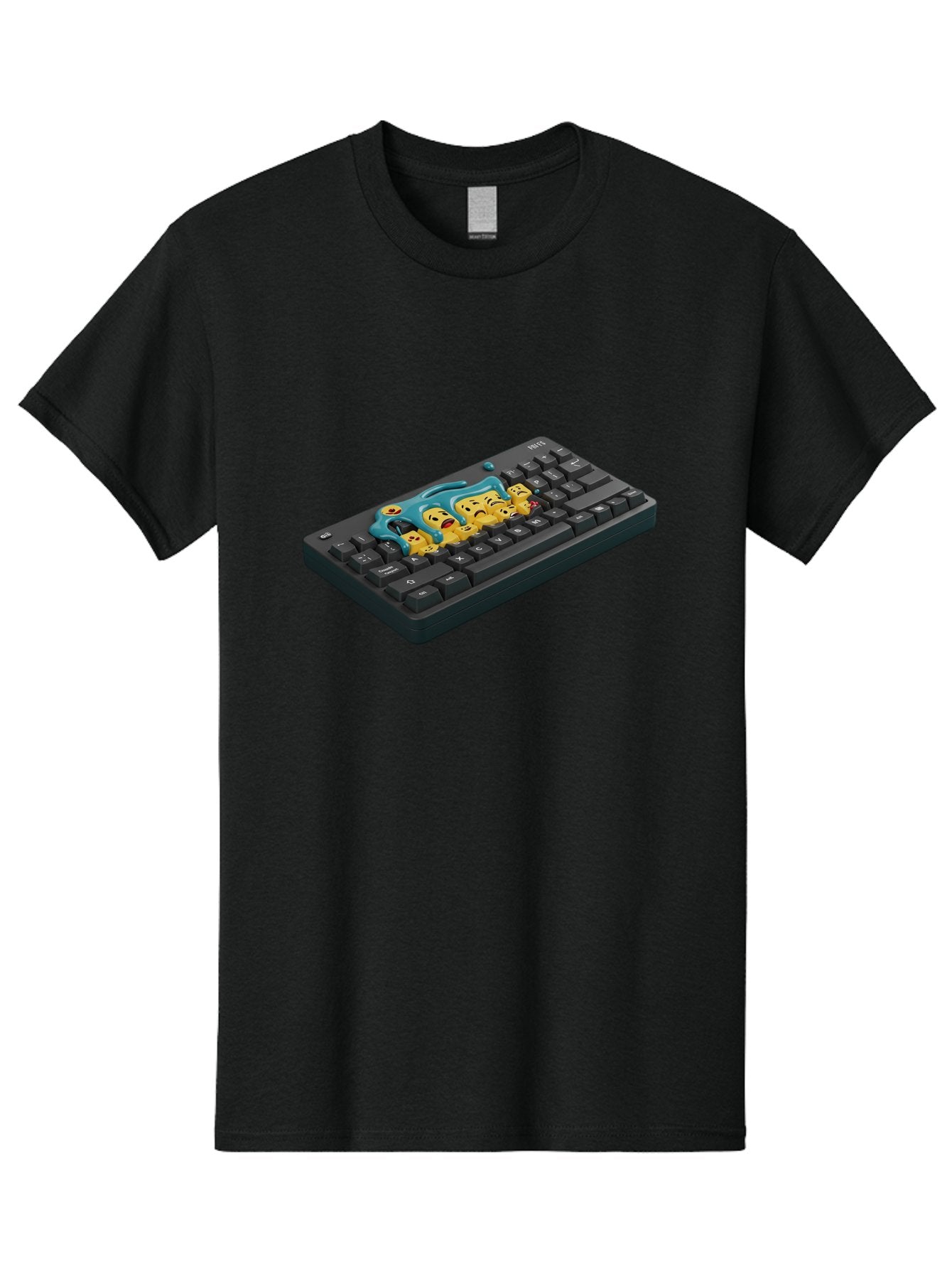 Crying-Laughing-Emojis-On-Keyboard Men'S Graphic Tee, 100% Cotton, Comfortable Casual Summer Wear, Machine Washable, Vintage Camera, Old Camera, Antique Camera, Black Camera, Classic Photography, Photography Equipment, Nostalgic Device, Baf771 13