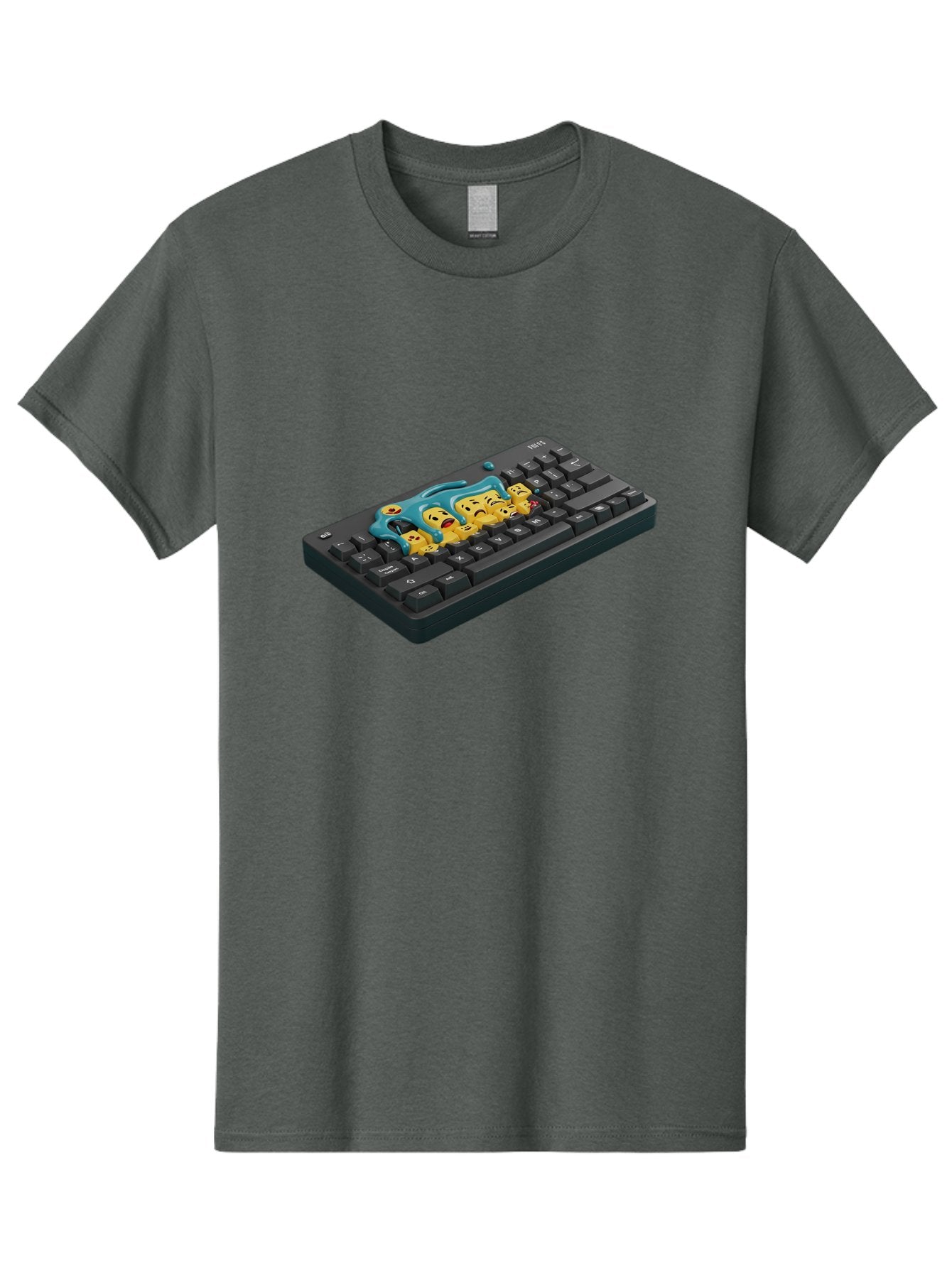 Crying-Laughing-Emojis-On-Keyboard Men'S Graphic Tee, 100% Cotton, Comfortable Casual Summer Wear, Machine Washable, Vintage Camera, Old Camera, Antique Camera, Black Camera, Classic Photography, Photography Equipment, Nostalgic Device, Baf771 3
