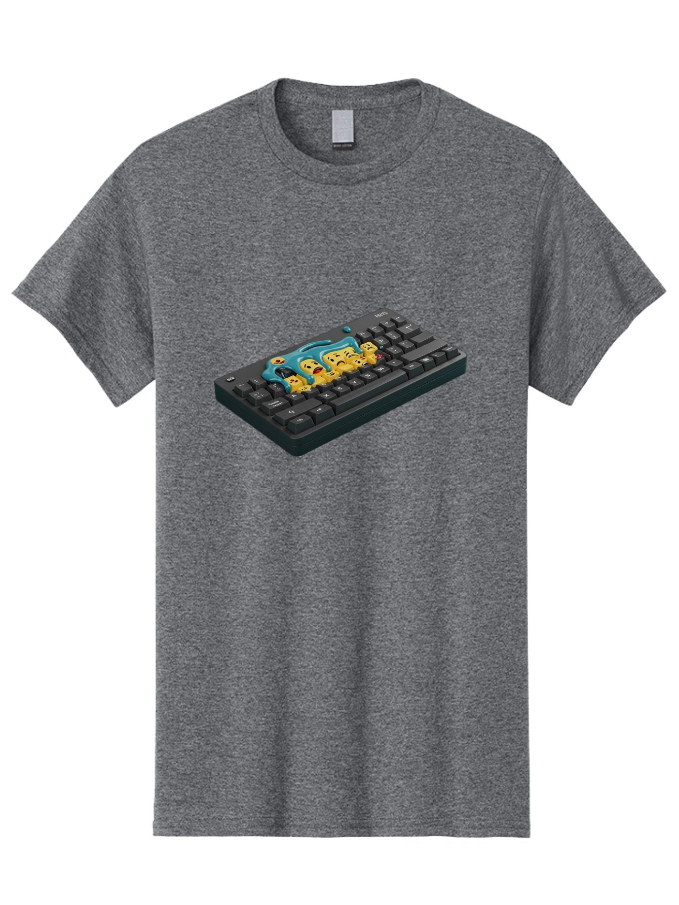 Crying-Laughing-Emojis-On-Keyboard Men'S Graphic Tee, 100% Cotton, Comfortable Casual Summer Wear, Machine Washable, Vintage Camera, Old Camera, Antique Camera, Black Camera, Classic Photography, Photography Equipment, Nostalgic Device, Baf771