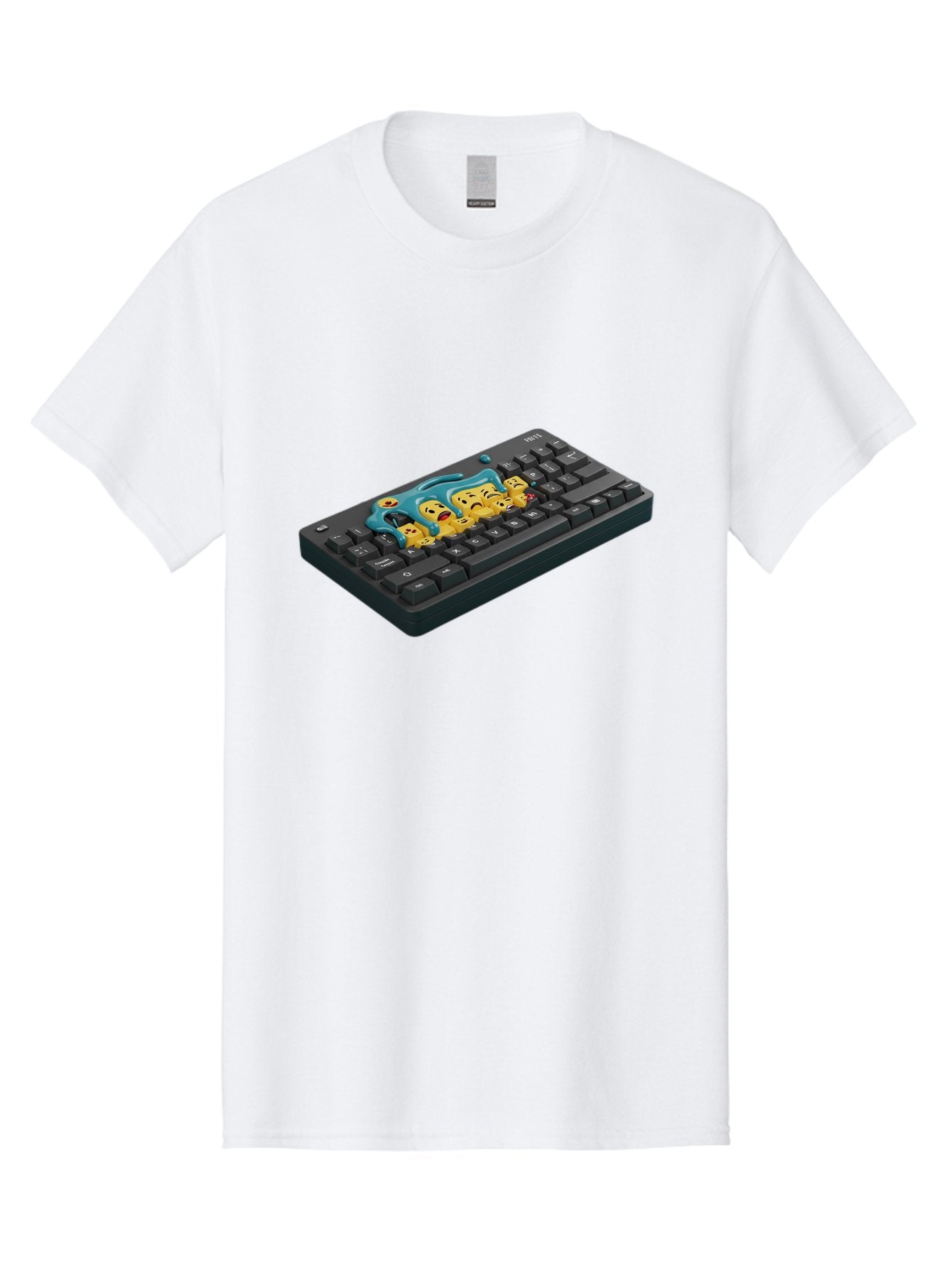 Crying-Laughing-Emojis-On-Keyboard Men'S Graphic Tee, 100% Cotton, Comfortable Casual Summer Wear, Machine Washable, Vintage Camera, Old Camera, Antique Camera, Black Camera, Classic Photography, Photography Equipment, Nostalgic Device, Baf771 12