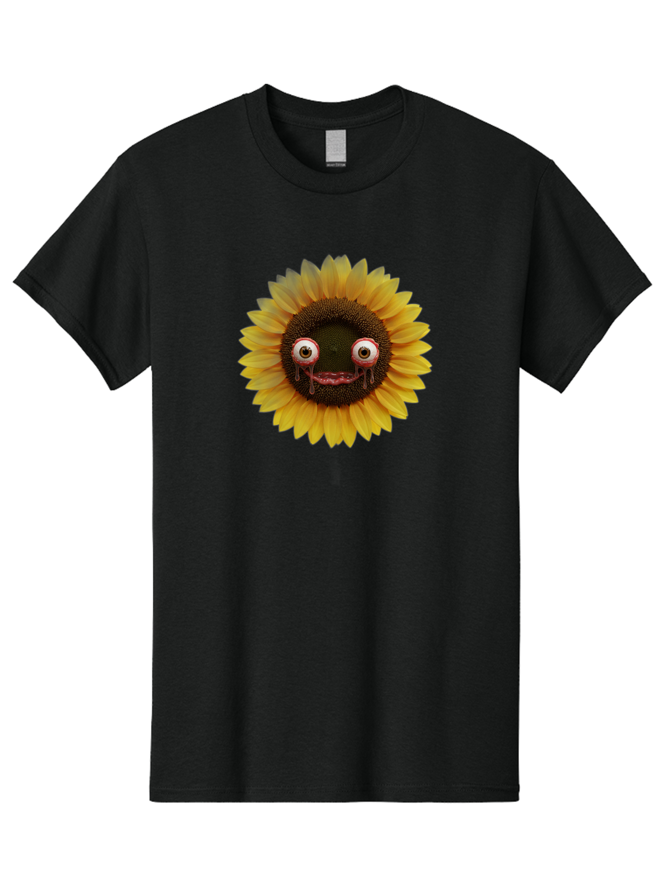 Crying-Sunflower-1 Men'S Graphic Tee, 100% Cotton, Comfortable Casual Summer Wear, Machine Washable, Vintage Camera, Old Camera, Antique Camera, Black Camera, Classic Photography, Photography Equipment, Nostalgic Device, Film Camera, Baf772 6