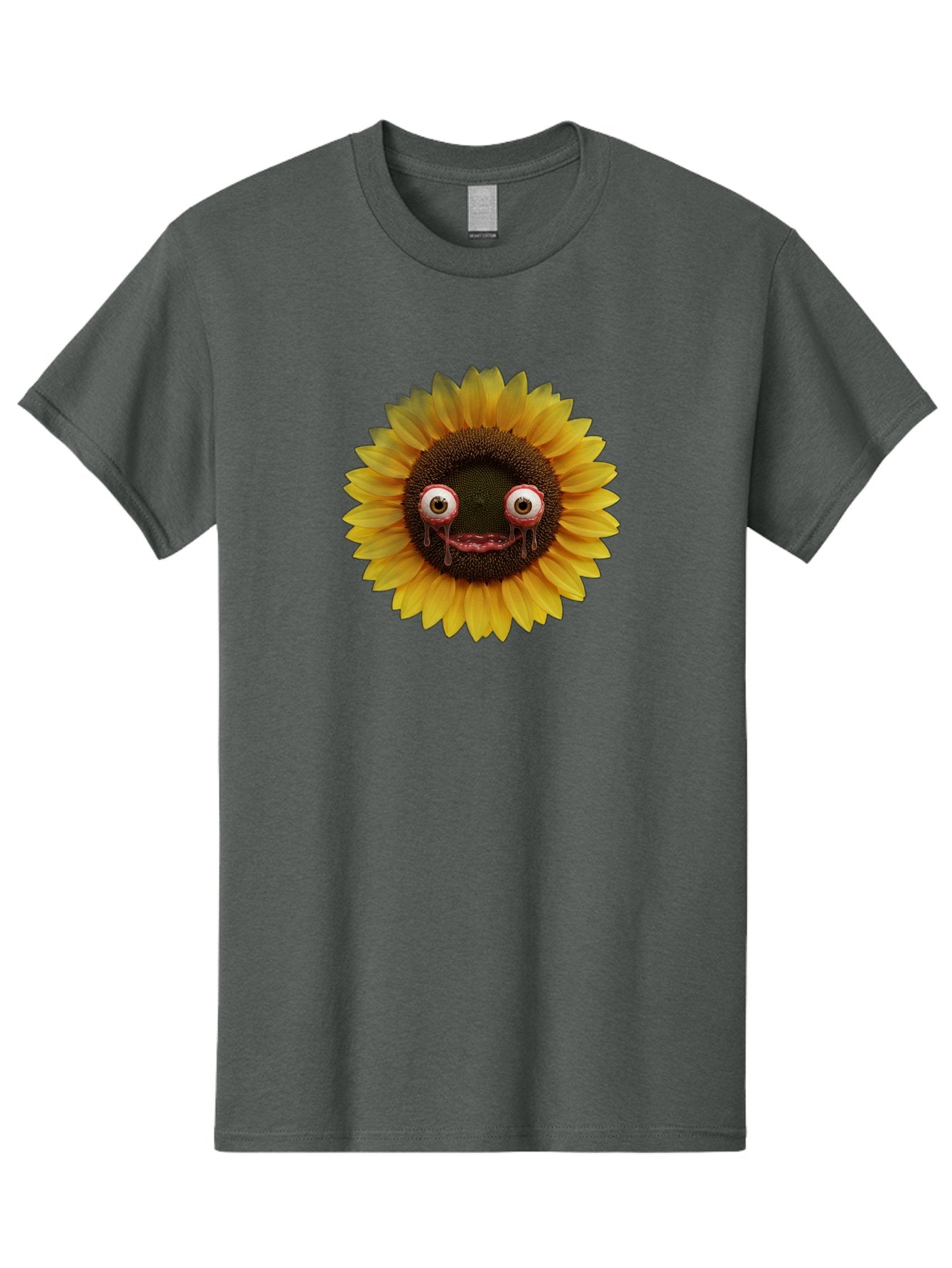 Crying-Sunflower-1 Men'S Graphic Tee, 100% Cotton, Comfortable Casual Summer Wear, Machine Washable, Vintage Camera, Old Camera, Antique Camera, Black Camera, Classic Photography, Photography Equipment, Nostalgic Device, Film Camera, Baf772 10
