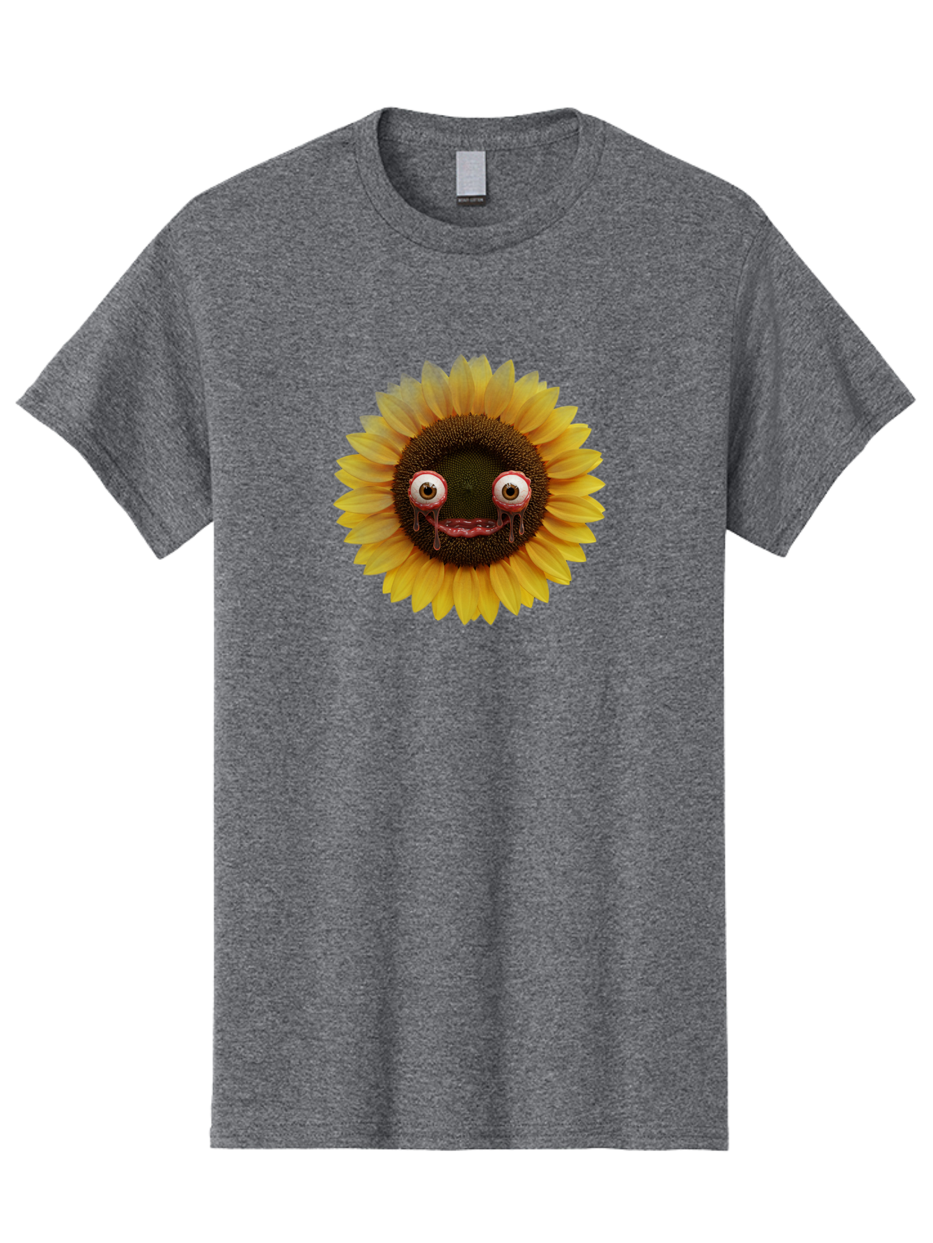 Crying-Sunflower-1 Men'S Graphic Tee, 100% Cotton, Comfortable Casual Summer Wear, Machine Washable, Vintage Camera, Old Camera, Antique Camera, Black Camera, Classic Photography, Photography Equipment, Nostalgic Device, Film Camera, Baf772 9
